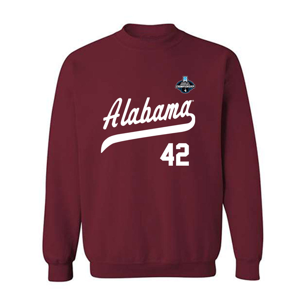 Alabama - NCAA Baseball : Ahmaad Duff - NCAA¬Æ Replica Shersey Crewneck Sweatshirt Style003 T-Shirts, Hoodie (Image 1)