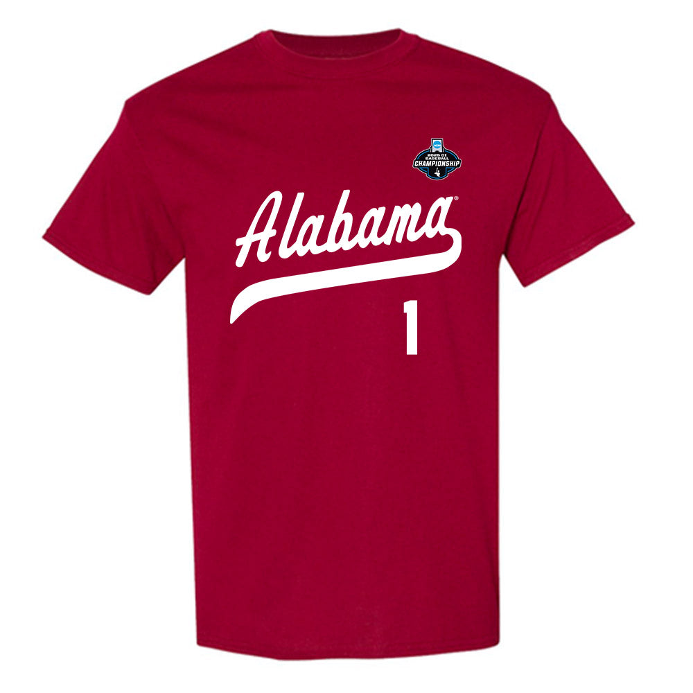 Alabama - NCAA Baseball : Justin Lebron - NCAA¬Æ Replica Shersey T-Shirt Style001 Hoodie, Sweatshirt (Image 1)