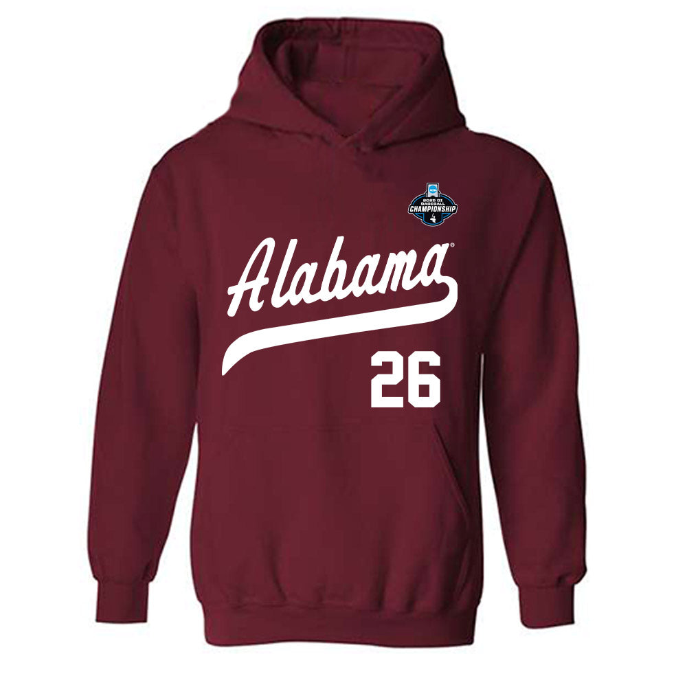 Alabama - NCAA Baseball : Peyton Steele - NCAA¬Æ Replica Shersey Hooded Sweatshirt Style002 T-Shirts, Hoodie (Image 1)