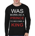 King Custom Full Sleeve T-Shirt Hoodie, Sweatshirt | PureTeeCo.com