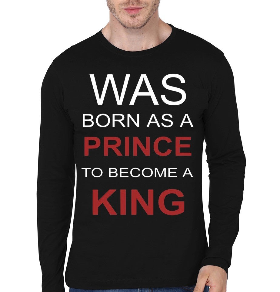 King Custom Full Sleeve T-Shirt Hoodie, Sweatshirt | PureTeeCo.com