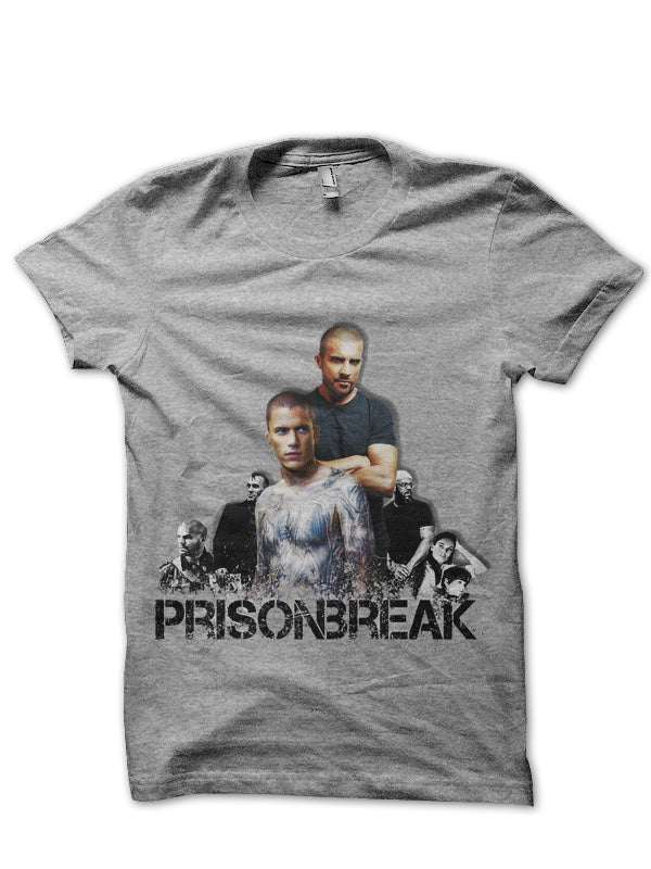 Cast Of Prison Break Grey T-Shirt Hoodie, Sweatshirt | PureTeeCo.com