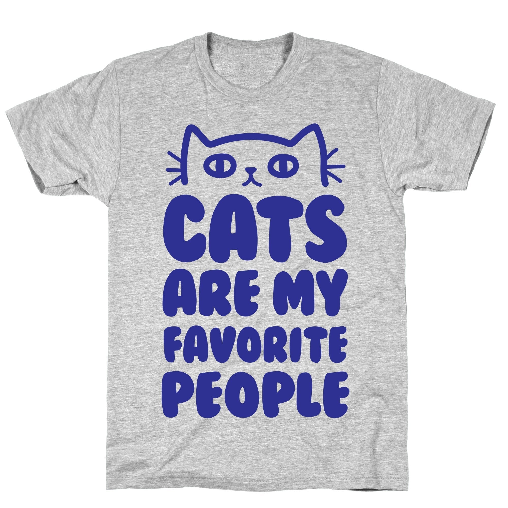 Cats Are My Favorite People T-Shirt Hoodie, Sweatshirt | PureTeeCo.com (Image 4)