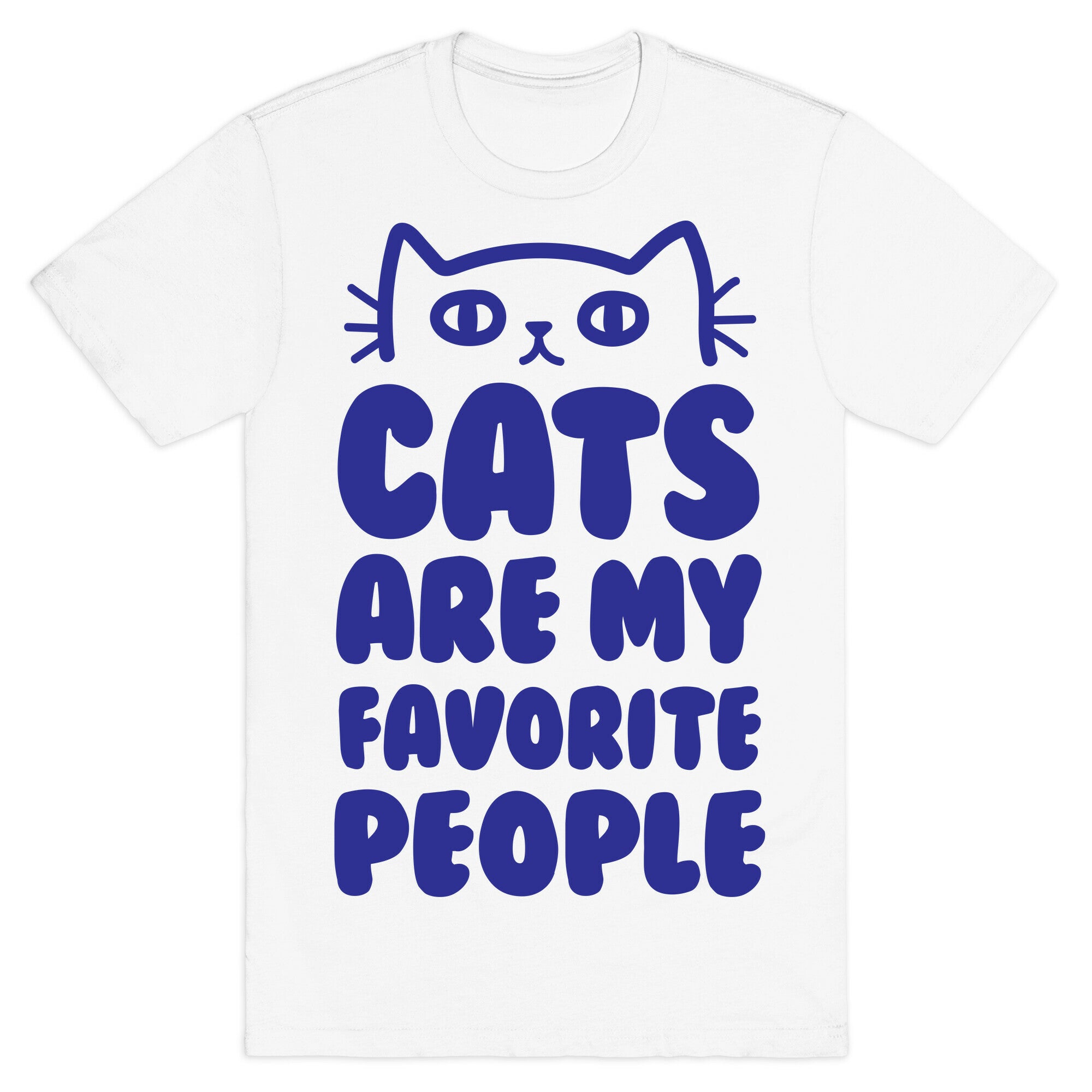 Cats Are My Favorite People T-Shirt Hoodie, Sweatshirt | PureTeeCo.com (Image 2)