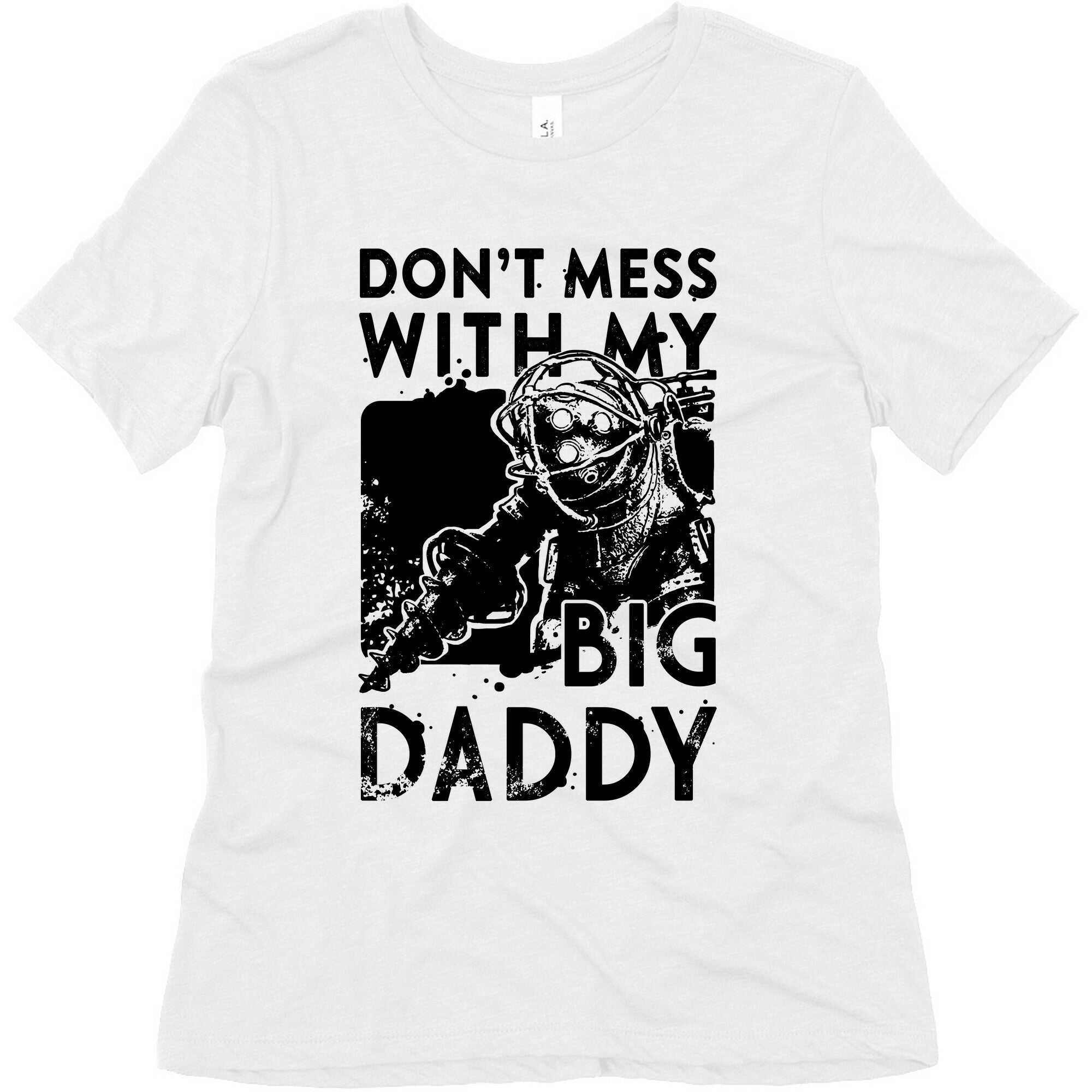 Don'T Mess With My Big Daddy Women's Triblend Tee Hoodie, Sweatshirt | PureTeeCo.com (Image 2)