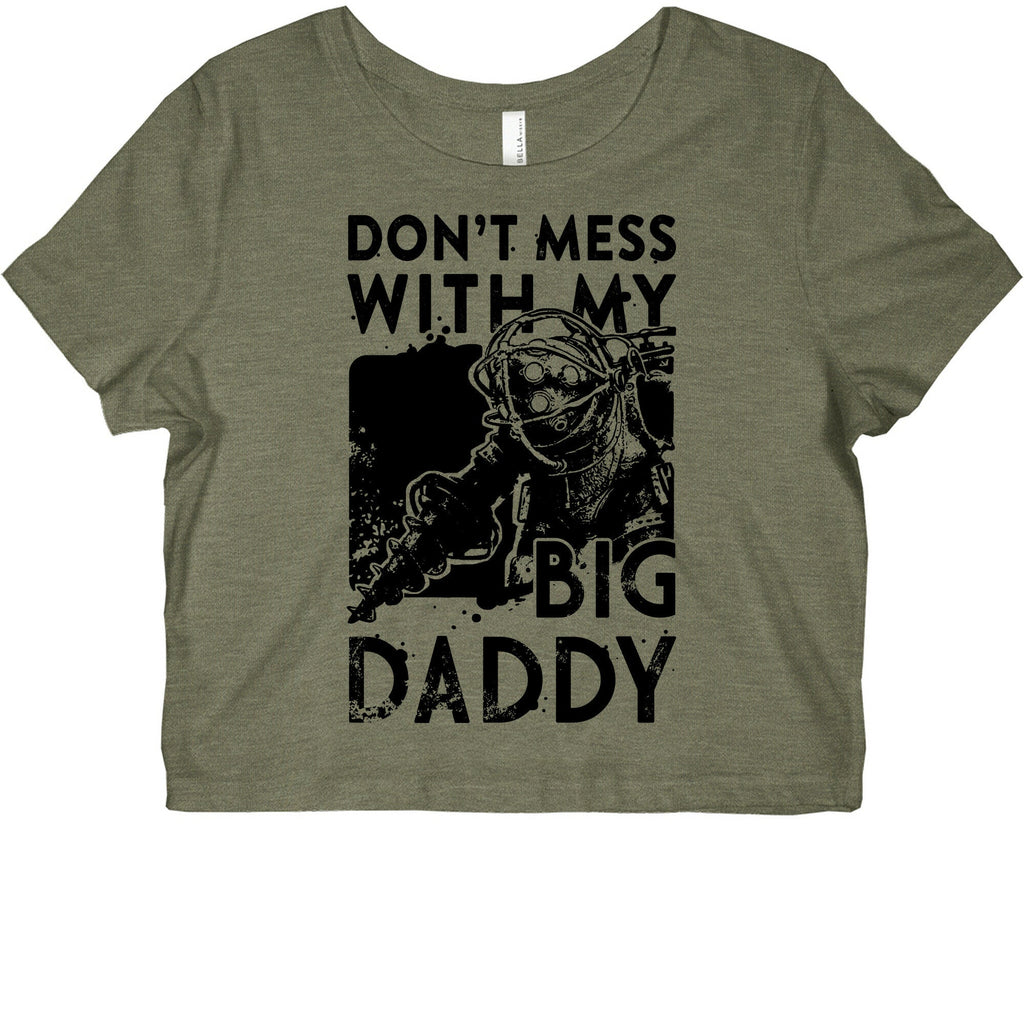 Don'T Mess With My Big Daddy Graphic Baby Tee Hoodie, Sweatshirt | PureTeeCo.com (Image 1)