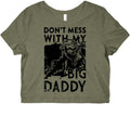 Don'T Mess With My Big Daddy Graphic Baby Tee Hoodie, Sweatshirt | PureTeeCo.com (Image 1)