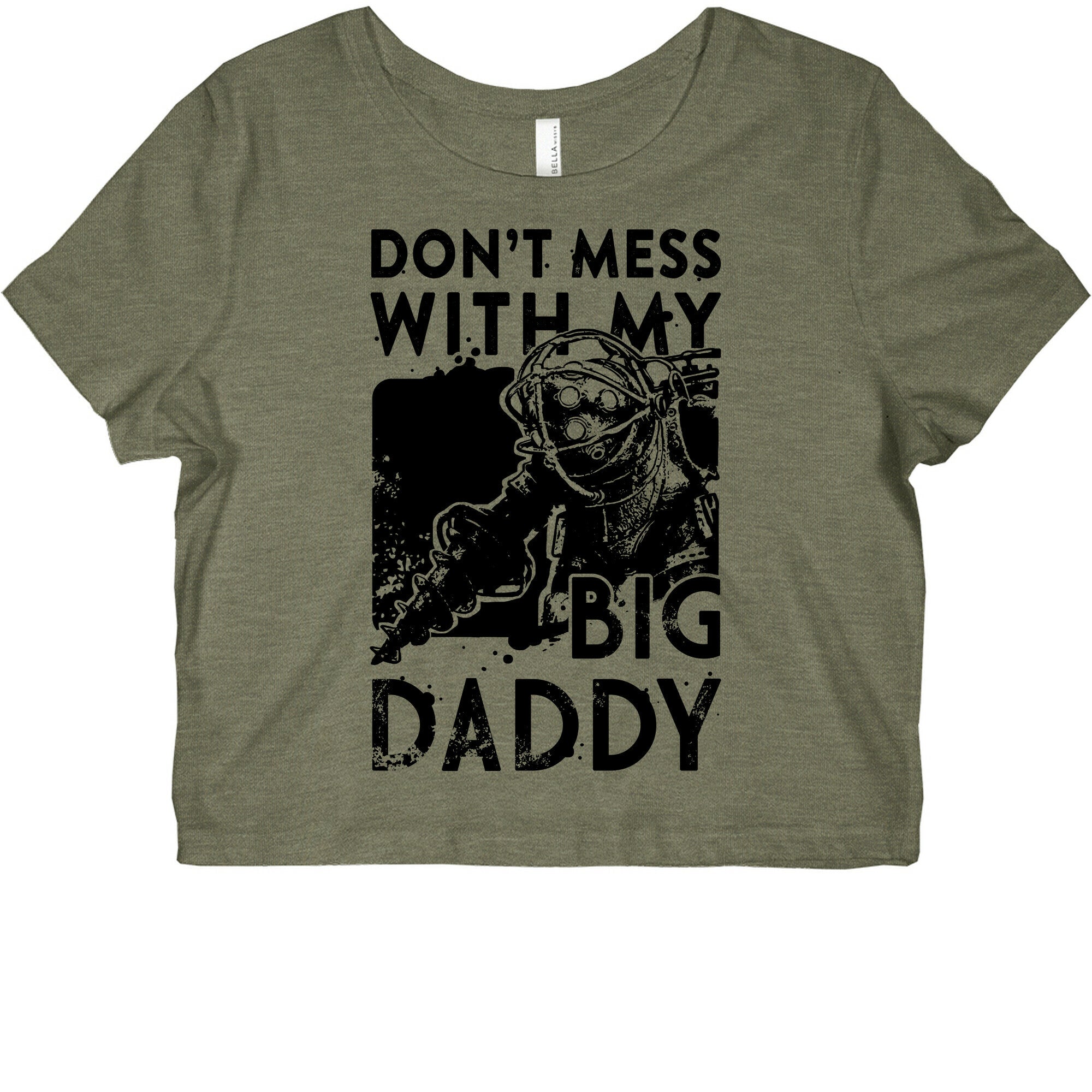 Don'T Mess With My Big Daddy Graphic Baby Tee Hoodie, Sweatshirt | PureTeeCo.com (Image 1)