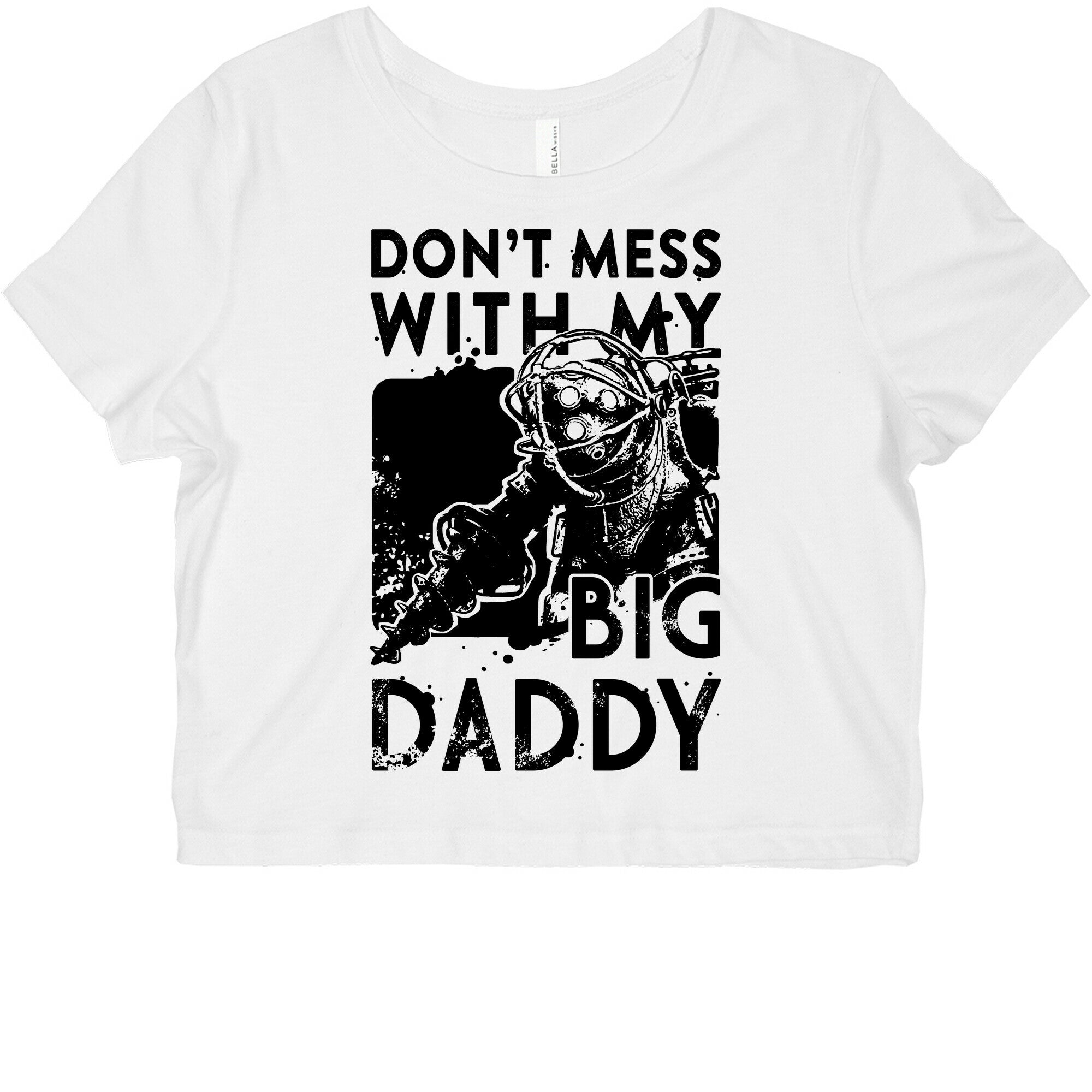 Don'T Mess With My Big Daddy Graphic Baby Tee Hoodie, Sweatshirt | PureTeeCo.com (Image 2)