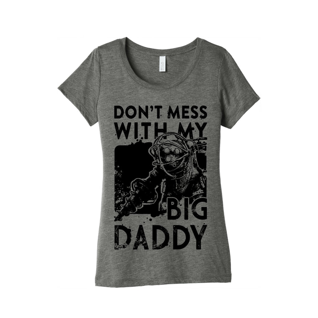 Don'T Mess With My Big Daddy Women's Triblend Tee Hoodie, Sweatshirt | PureTeeCo.com (Image 1)