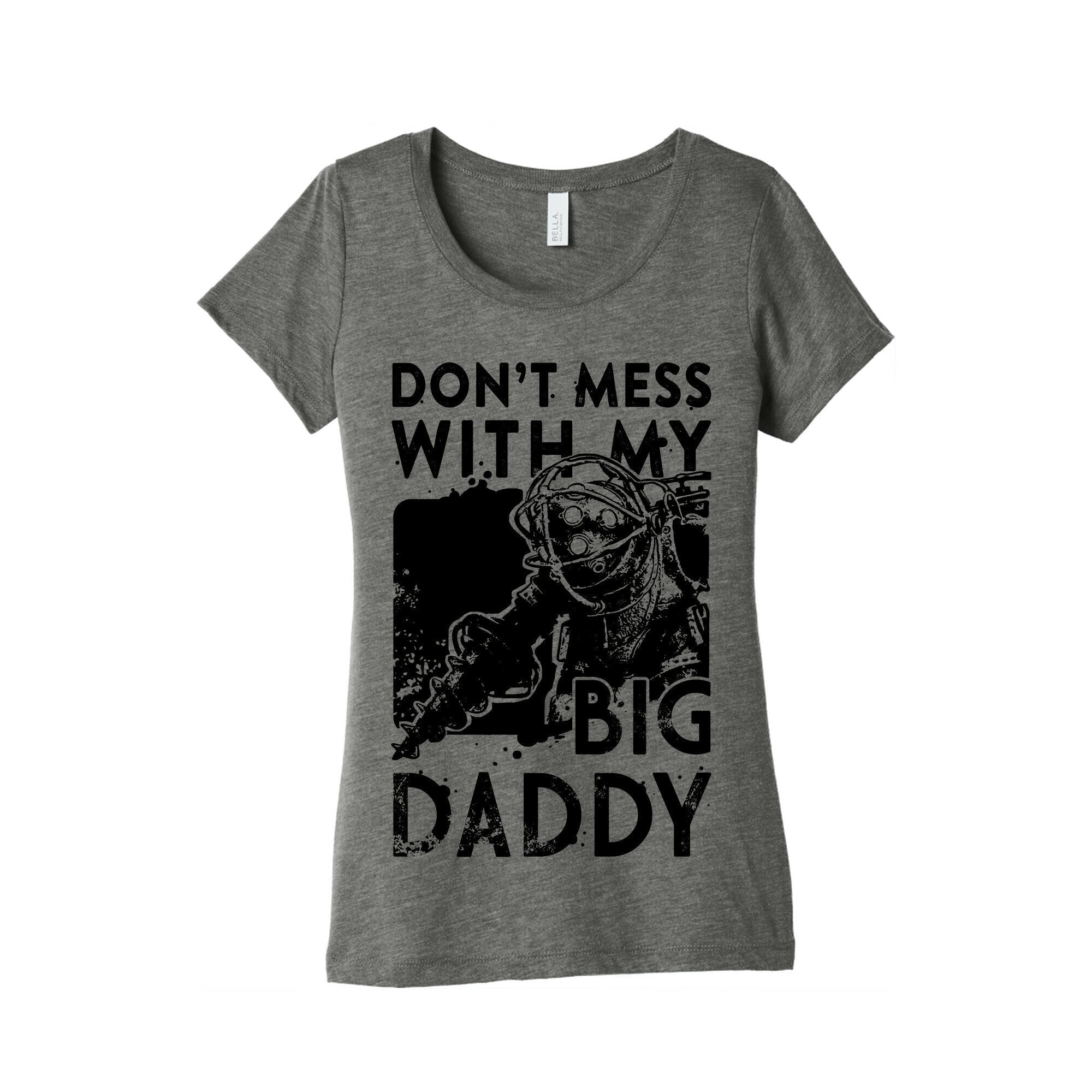 Don'T Mess With My Big Daddy Women's Triblend Tee Hoodie, Sweatshirt | PureTeeCo.com (Image 1)