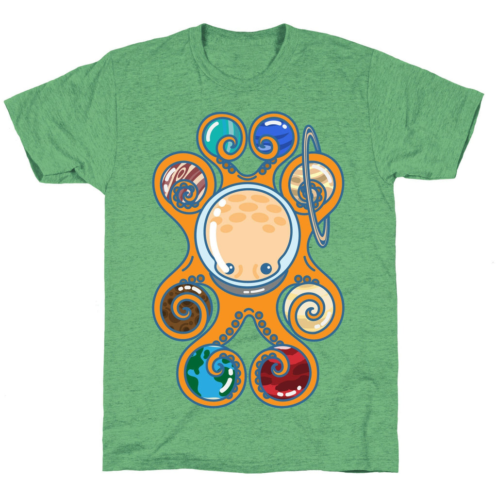 Astronoctopus Unisex Triblend Tee Hoodie, Sweatshirt | PureTeeCo.com (Image 2)