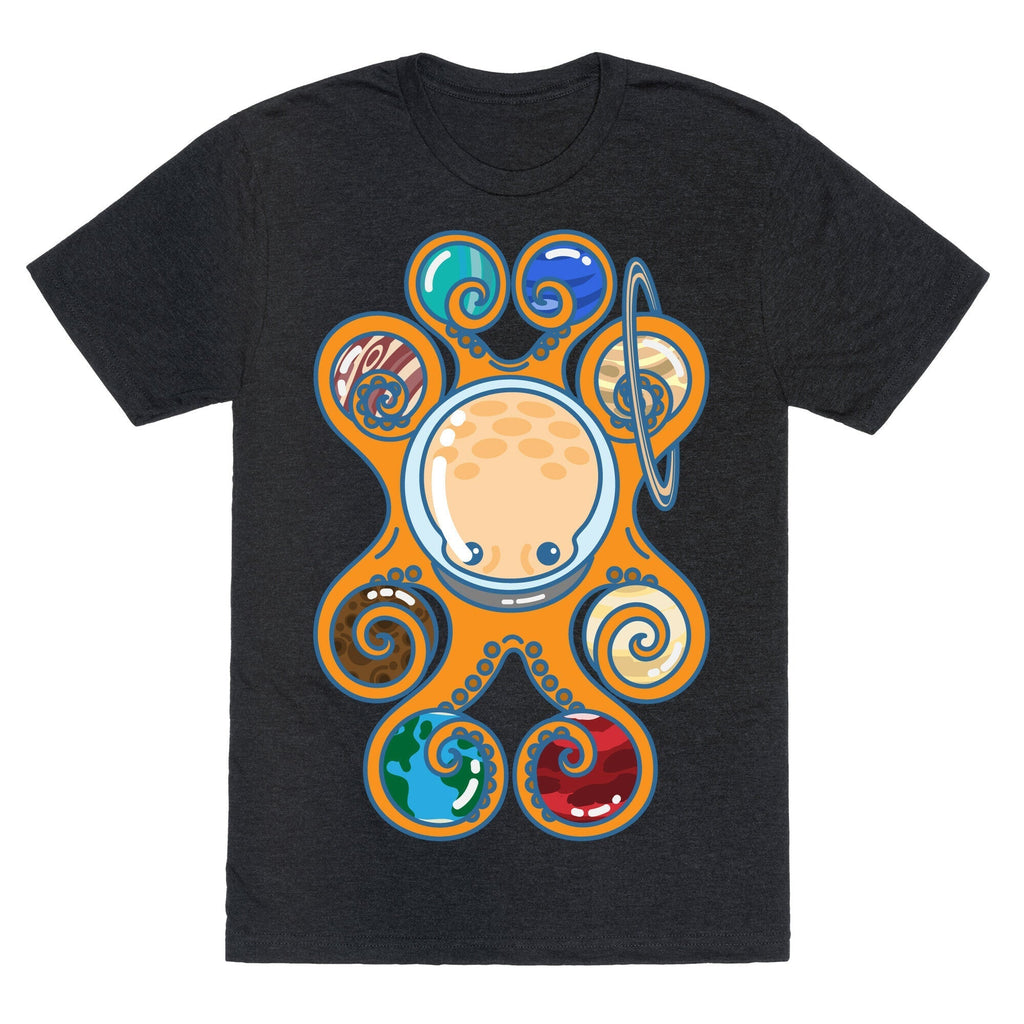 Astronoctopus Unisex Triblend Tee Hoodie, Sweatshirt | PureTeeCo.com (Image 1)