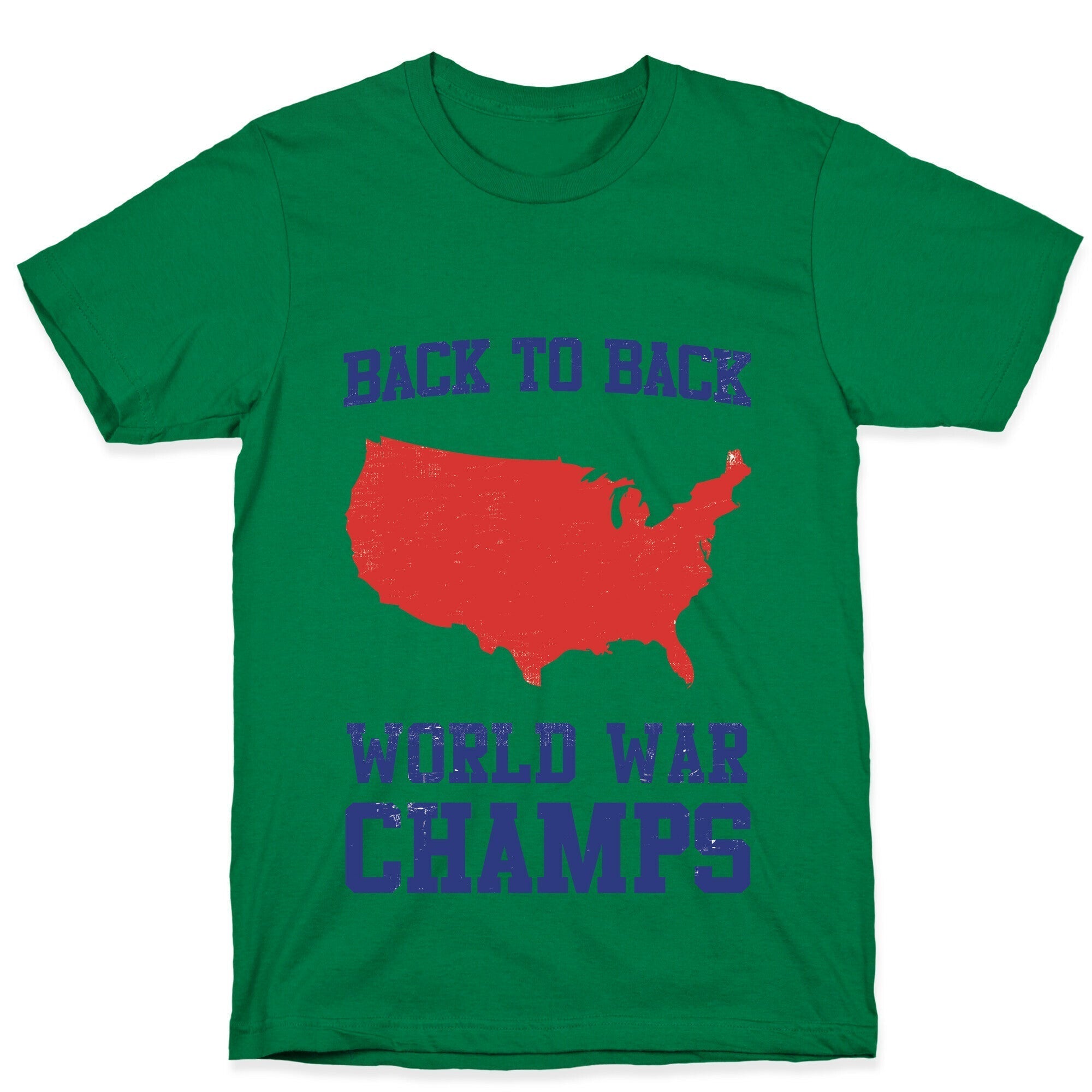 Back to Back World War Champs T-Shirt Hoodie, Sweatshirt | PureTeeCo.com (Image 4)