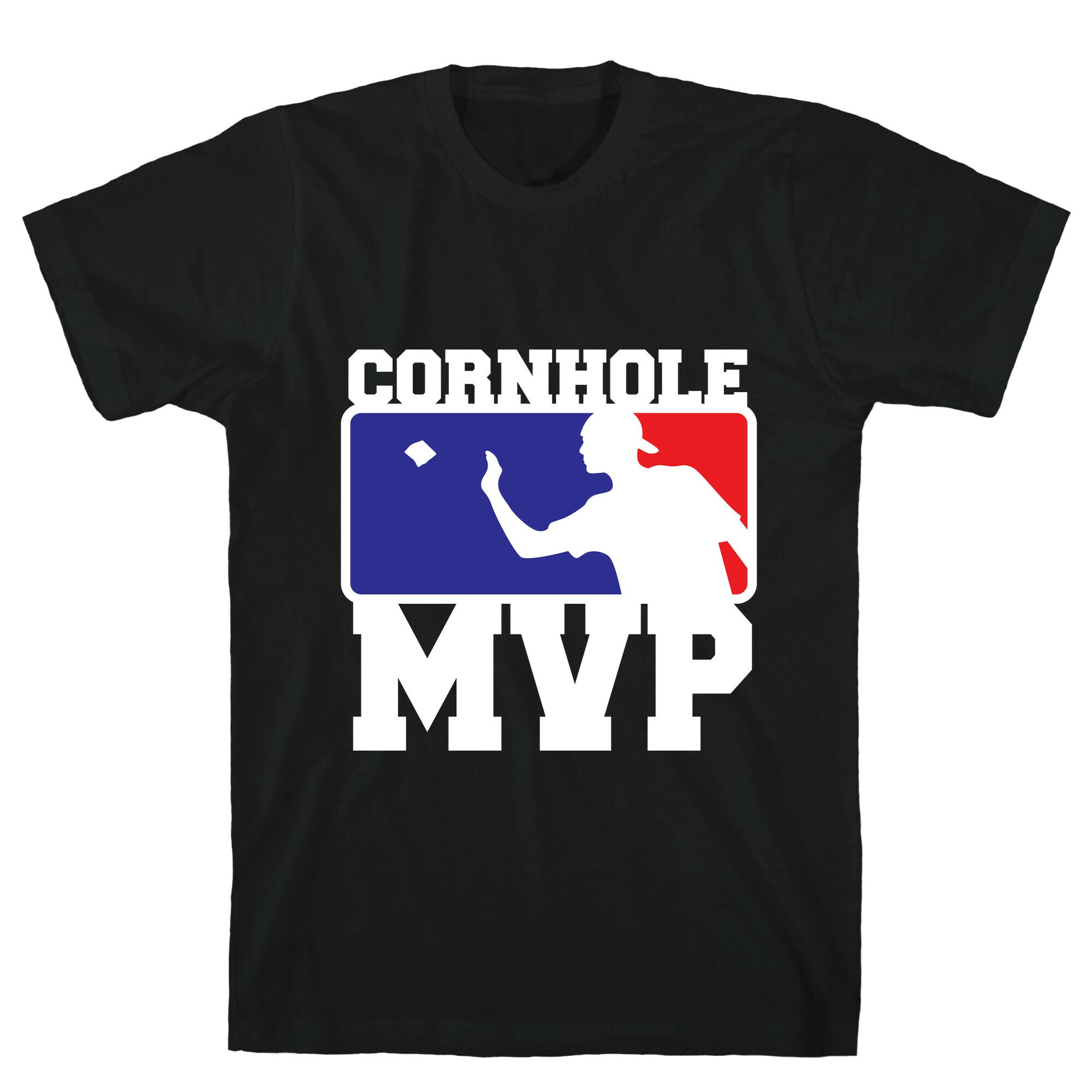Cornhole MVP T-Shirt Hoodie, Sweatshirt | PureTeeCo.com (Image 1)