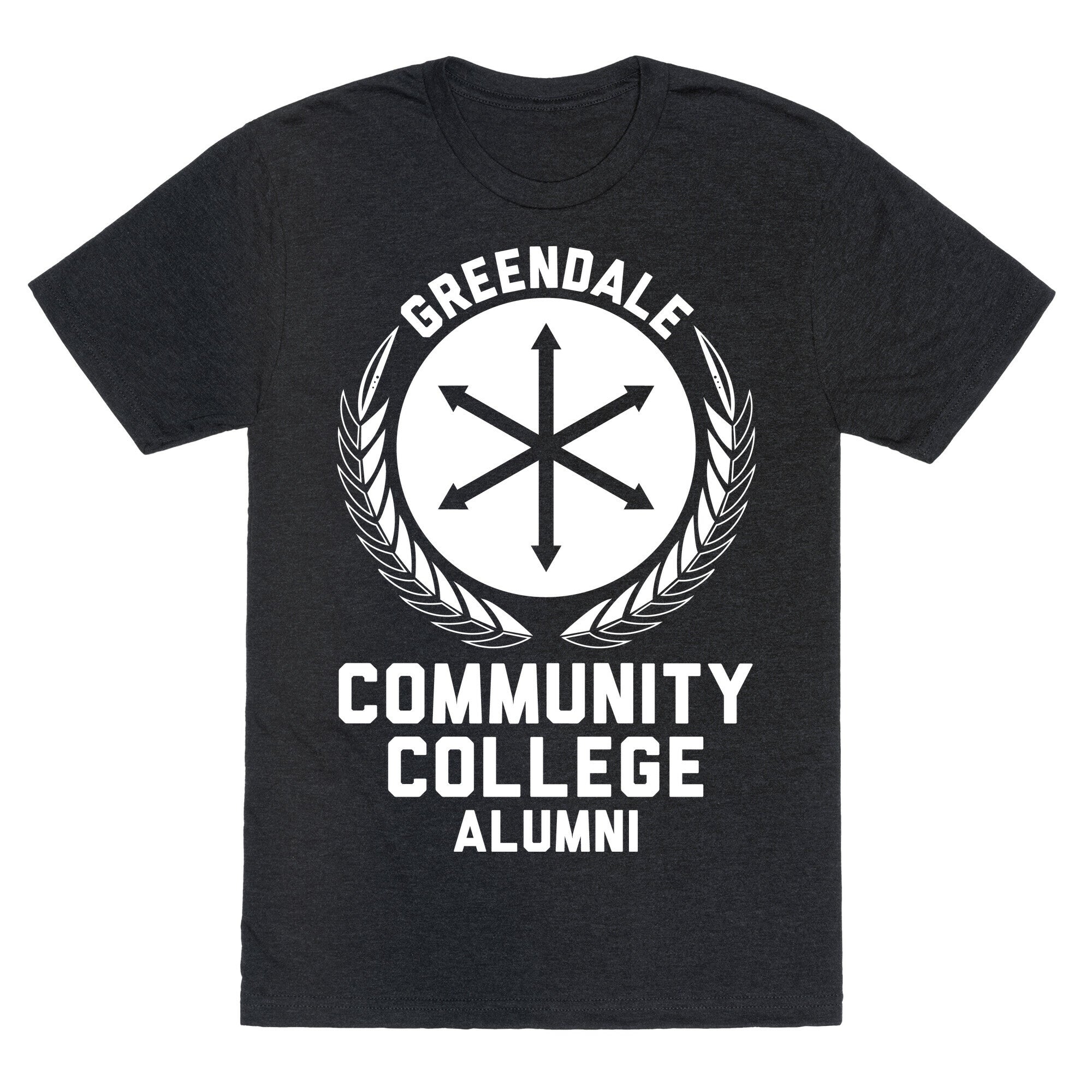 Greendale Community College Alumni Unisex Triblend Tee Style001 Hoodie, Sweatshirt | PureTeeCo.com (Image 1)