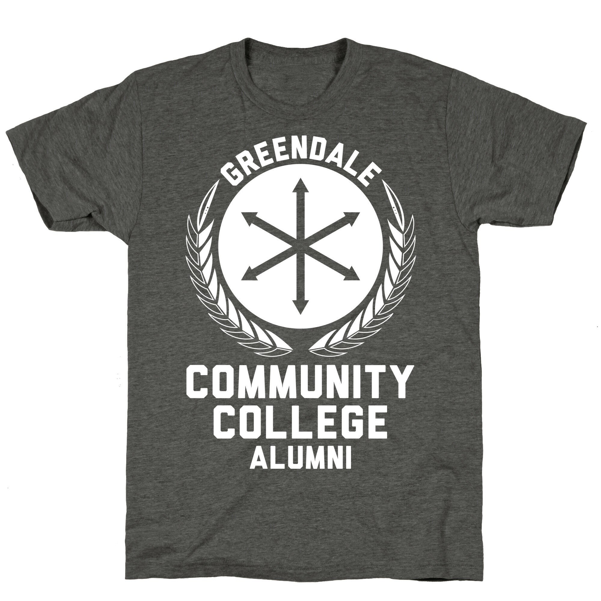Greendale Community College Alumni Unisex Triblend Tee Style001 Hoodie, Sweatshirt | PureTeeCo.com (Image 3)