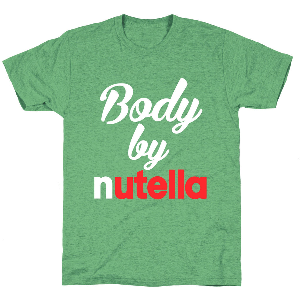 Body By Nutella Unisex Triblend Tee Hoodie, Sweatshirt | PureTeeCo.com (Image 2)