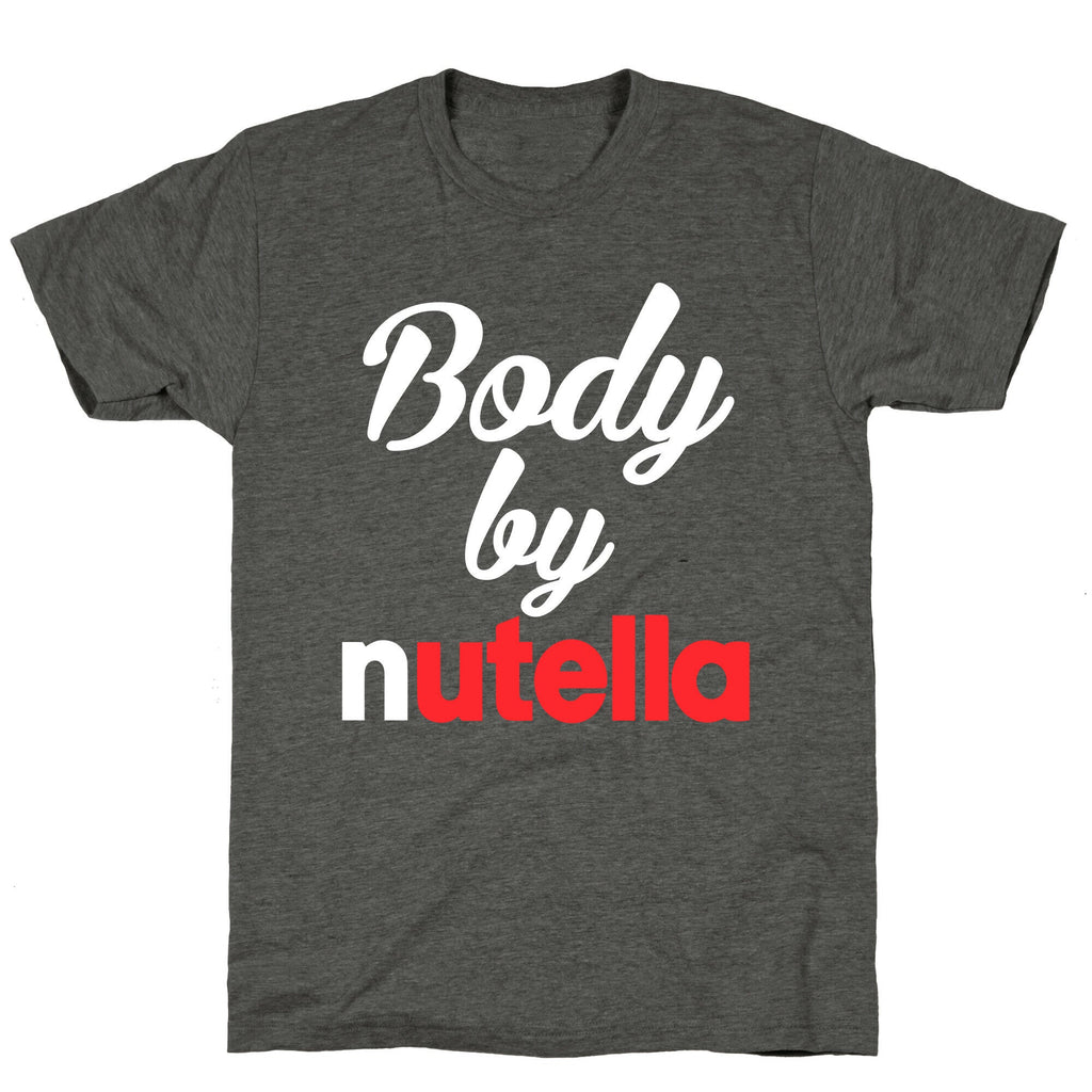 Body By Nutella Unisex Triblend Tee Hoodie, Sweatshirt | PureTeeCo.com (Image 3)