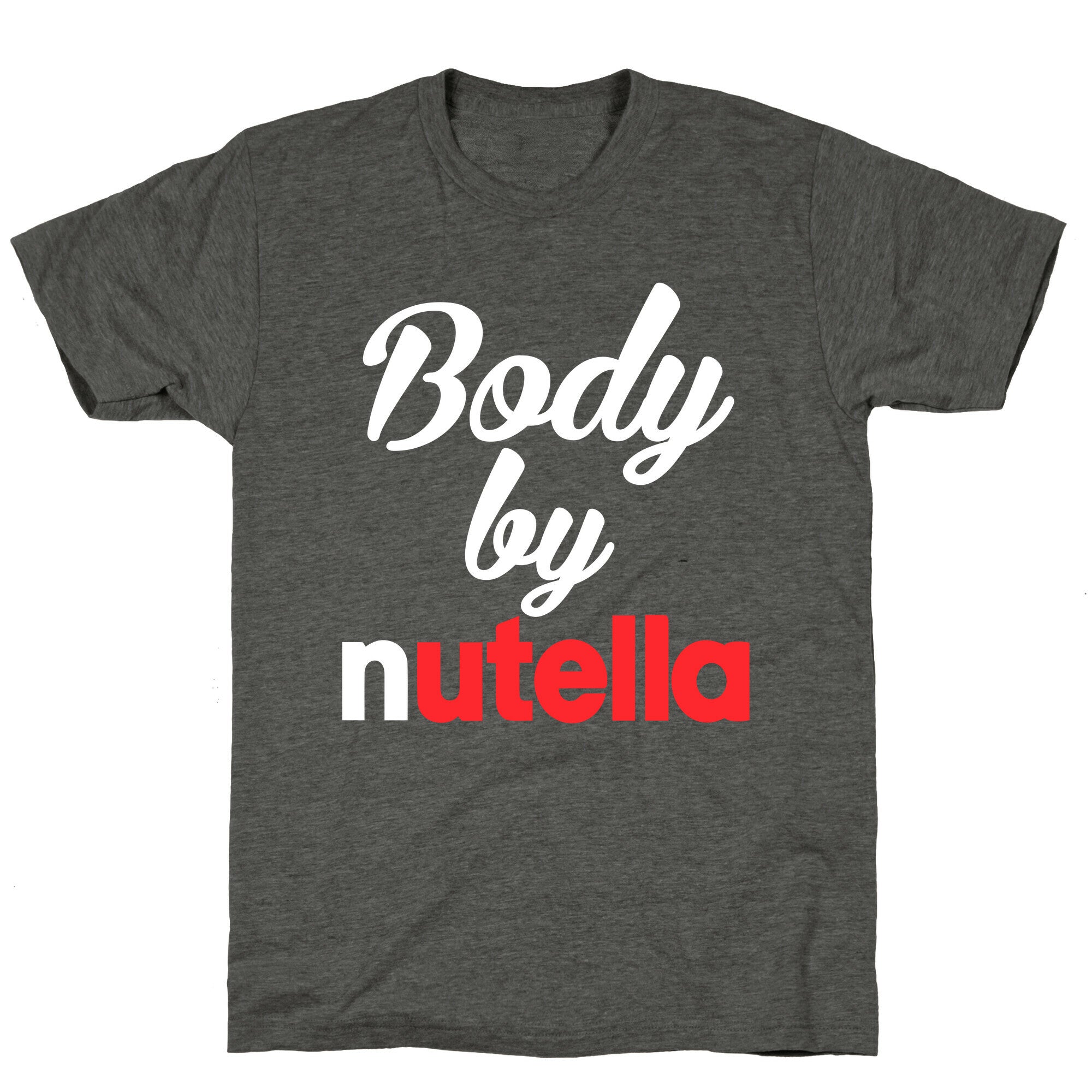 Body By Nutella Unisex Triblend Tee Hoodie, Sweatshirt | PureTeeCo.com (Image 3)