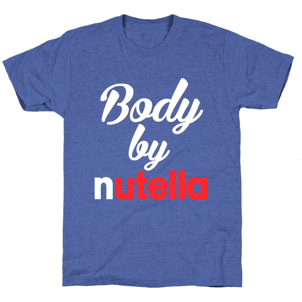 Body By Nutella Unisex Triblend Tee Hoodie, Sweatshirt | PureTeeCo.com (Image 5)