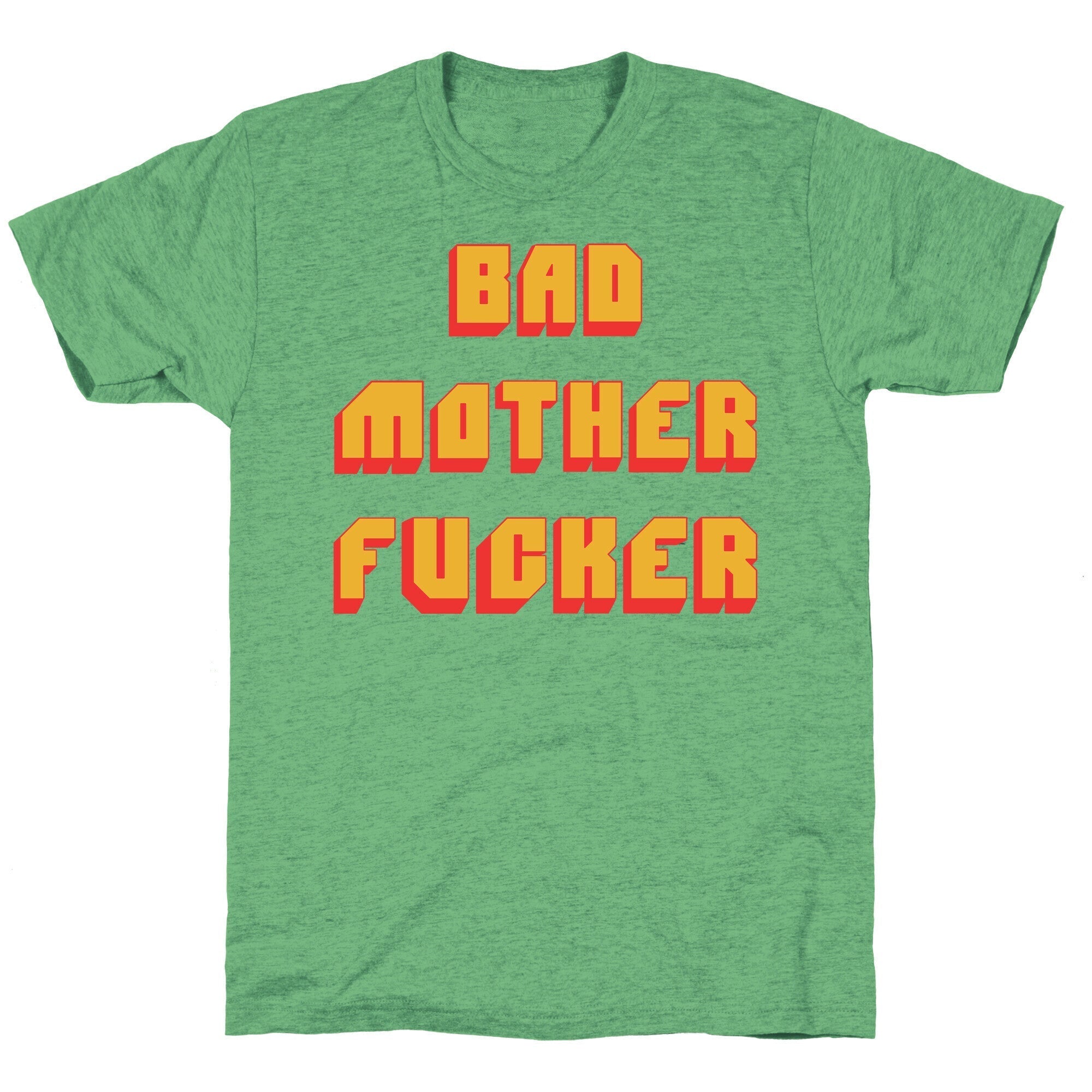 Bad Mother Fucker Unisex Triblend Tee Hoodie, Sweatshirt | PureTeeCo.com (Image 2)