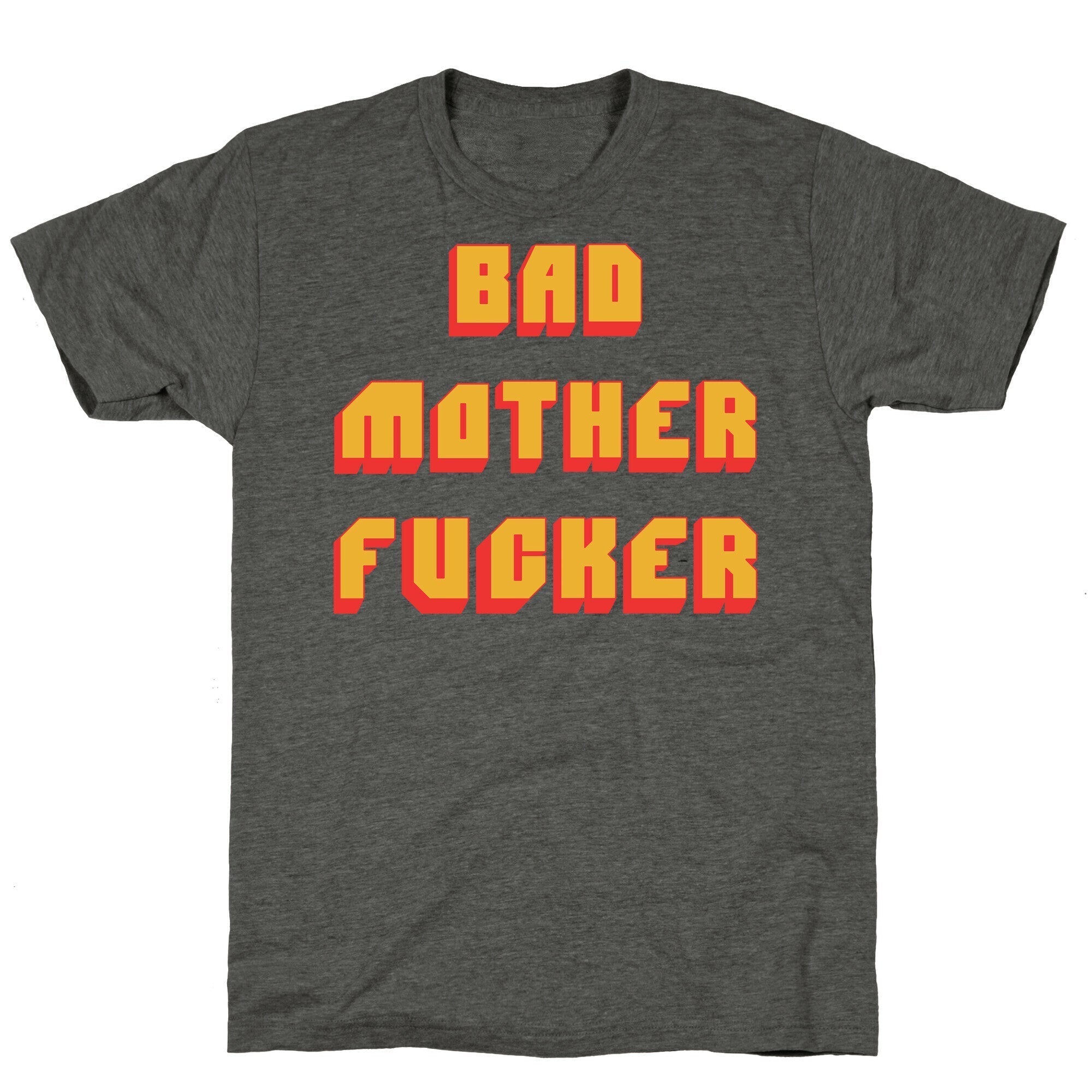 Bad Mother Fucker Unisex Triblend Tee Hoodie, Sweatshirt | PureTeeCo.com (Image 3)
