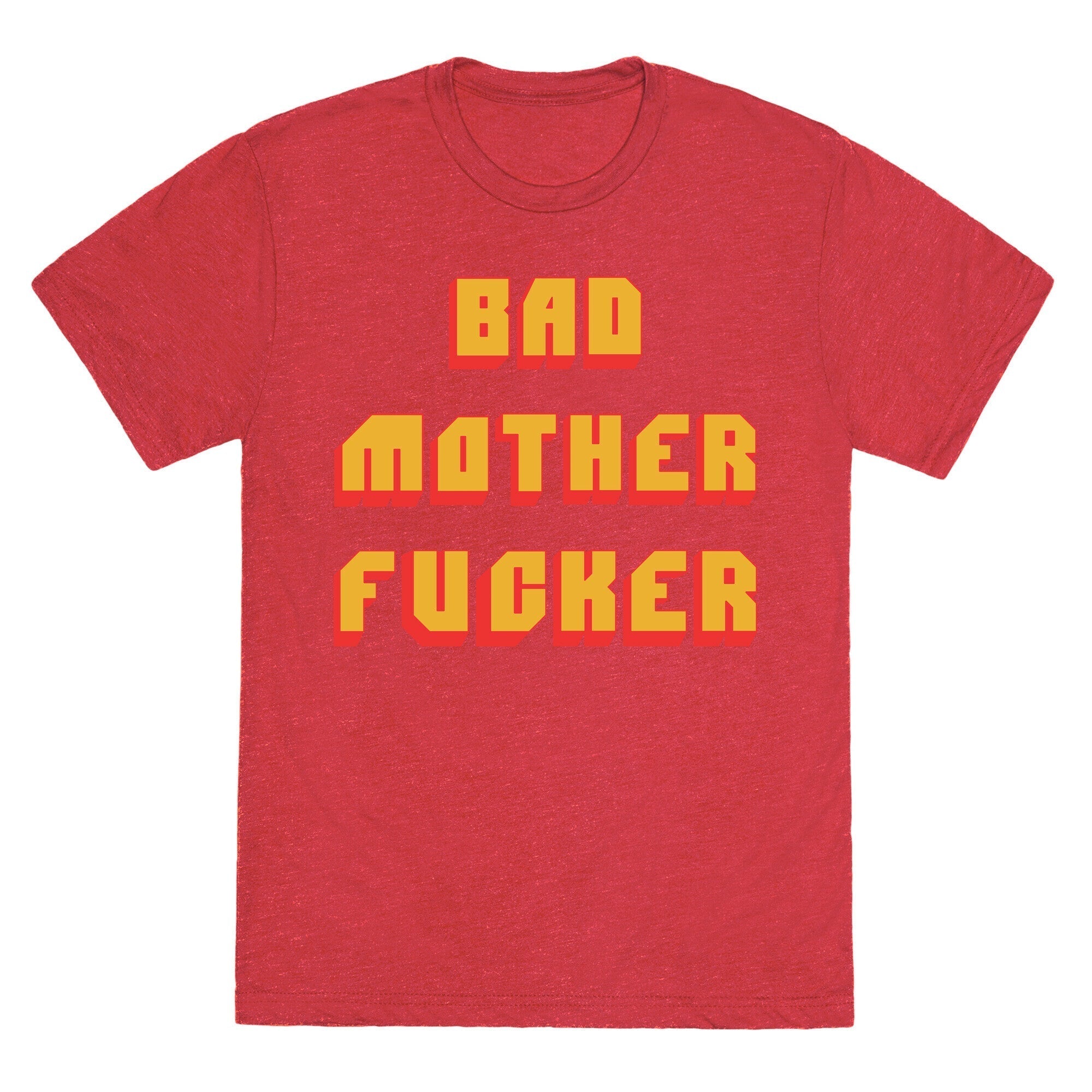 Bad Mother Fucker Unisex Triblend Tee Hoodie, Sweatshirt | PureTeeCo.com (Image 4)