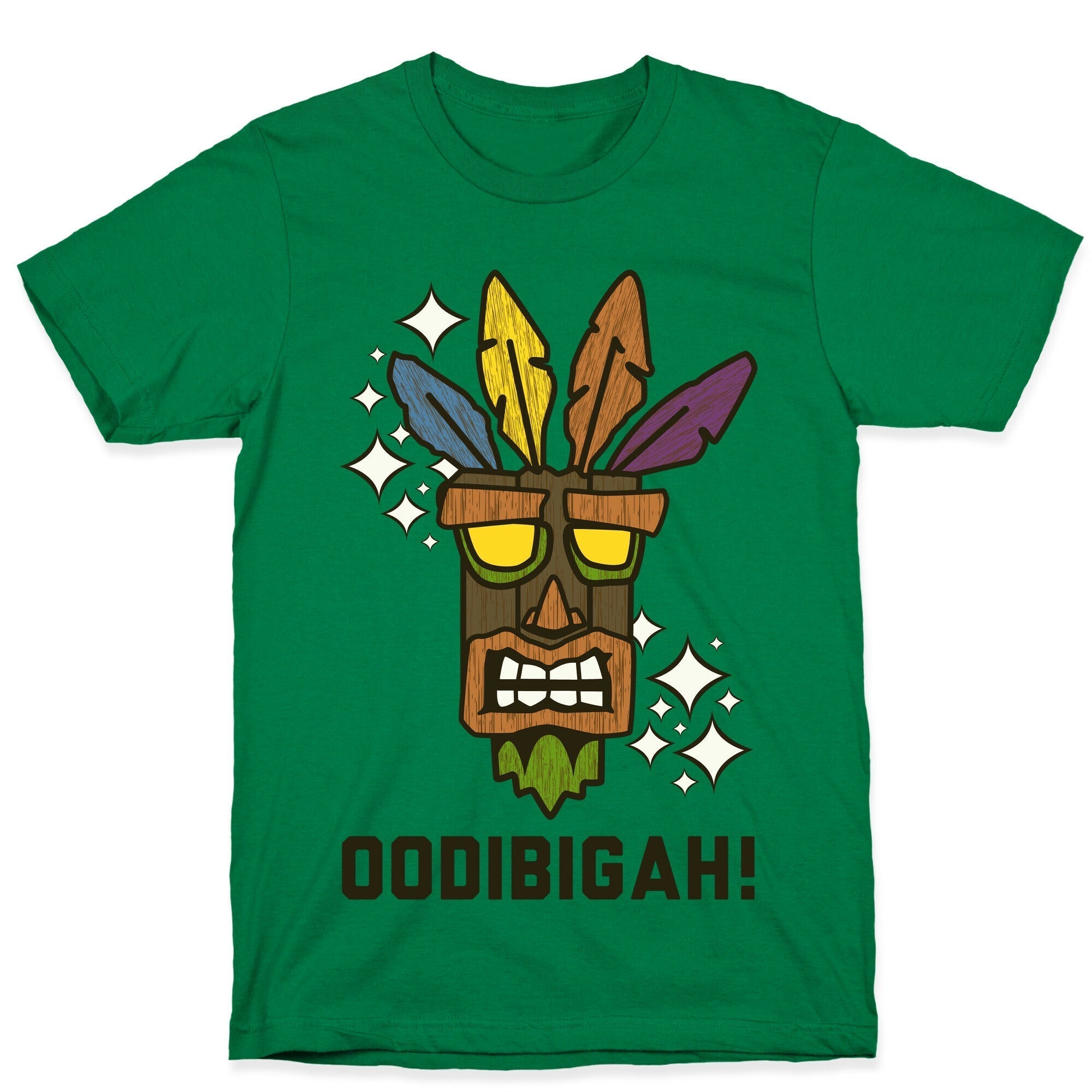 Crash Aku-Aku Mask T-Shirt Hoodie, Sweatshirt | PureTeeCo.com (Image 3)
