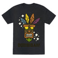Crash Aku-Aku Mask Unisex Triblend Tee Hoodie, Sweatshirt | PureTeeCo.com (Image 1)