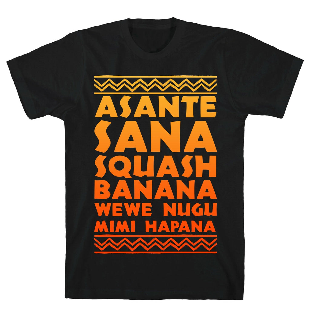 Asante Sana Squash Banana, Wewe Nugu Mimi Hapana T-Shirt Hoodie, Sweatshirt | PureTeeCo.com (Image 1)
