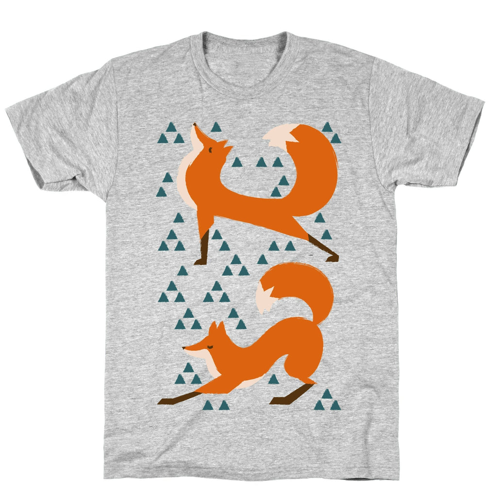 Fox Yoga T-Shirt Hoodie, Sweatshirt | PureTeeCo.com (Image 3)