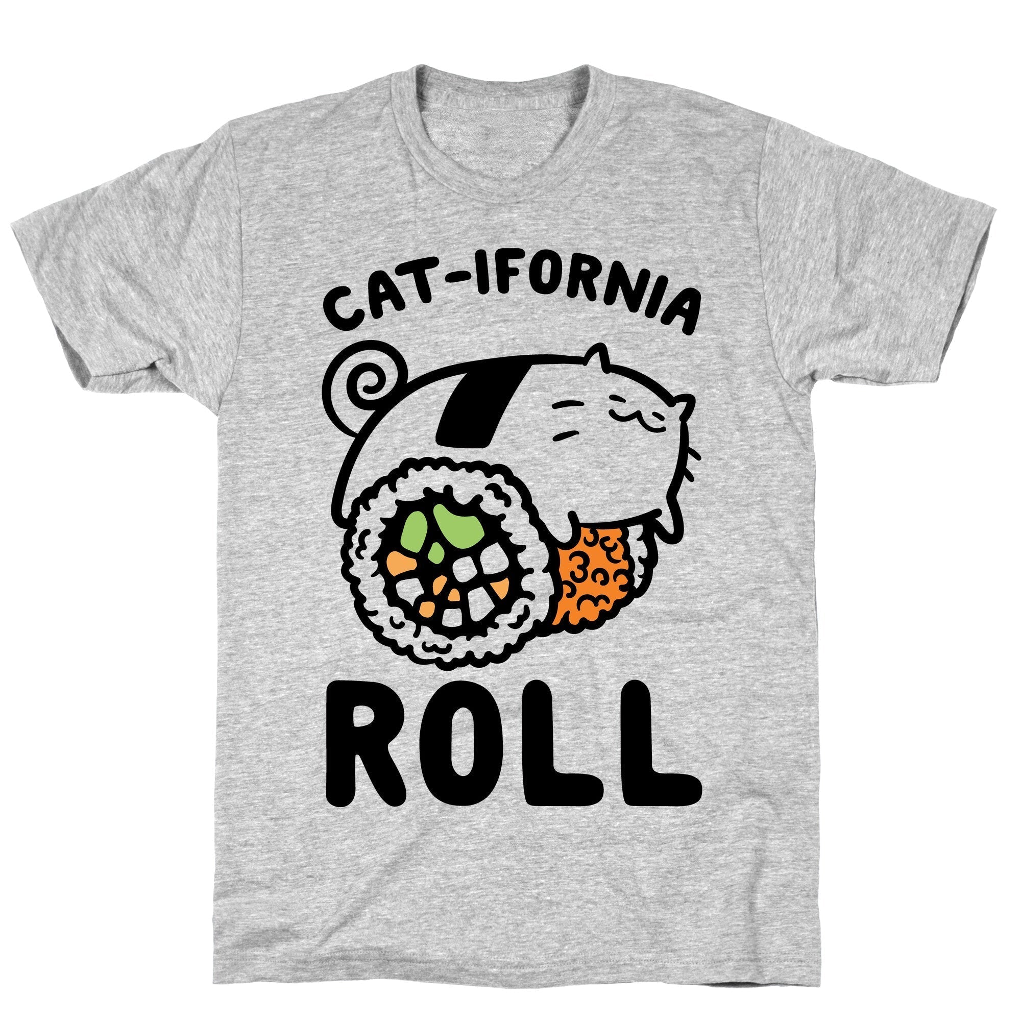 California Cat Roll T-Shirt Style001 Hoodie, Sweatshirt | PureTeeCo.com (Image 3)