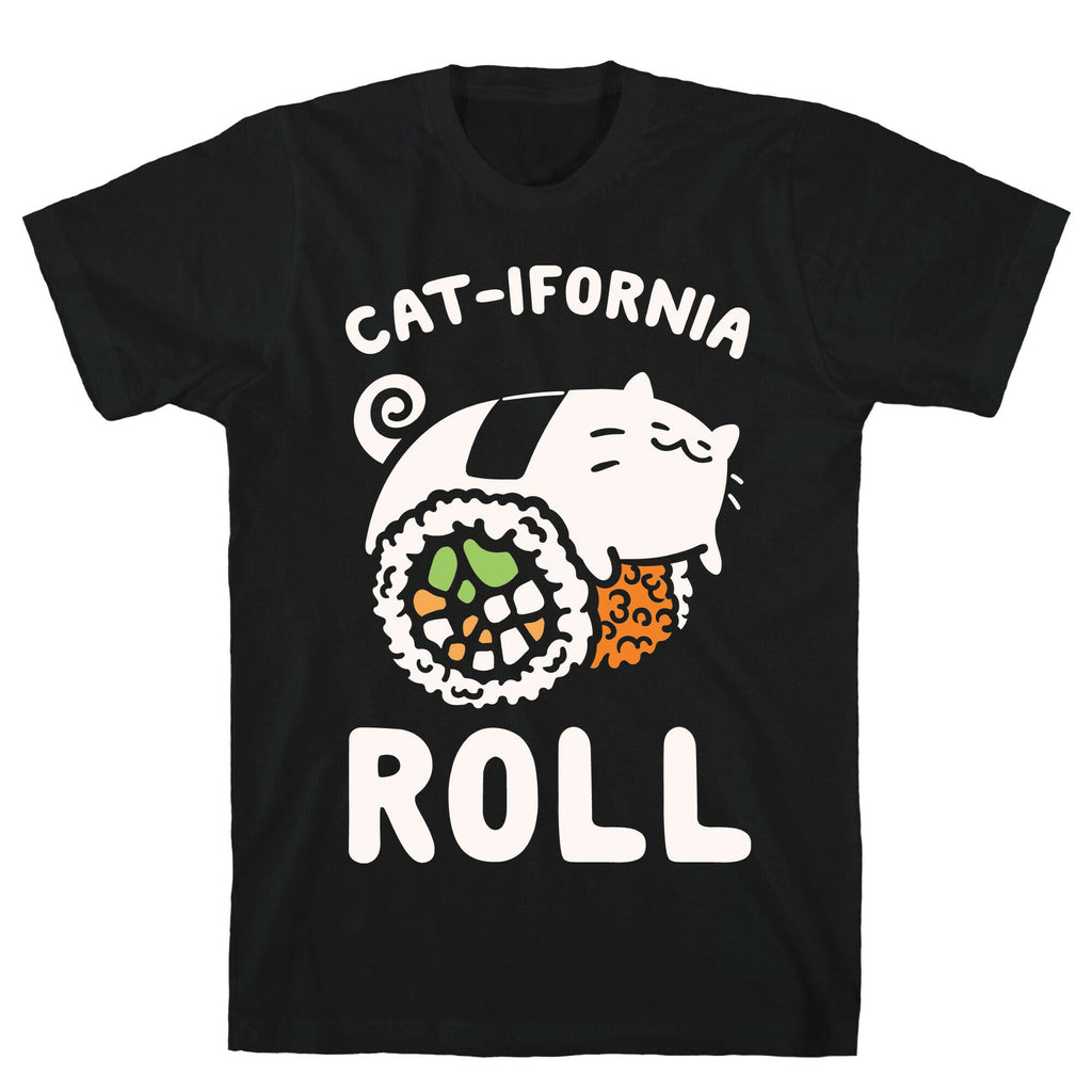 California Cat Roll T-Shirt Hoodie, Sweatshirt | PureTeeCo.com (Image 1)