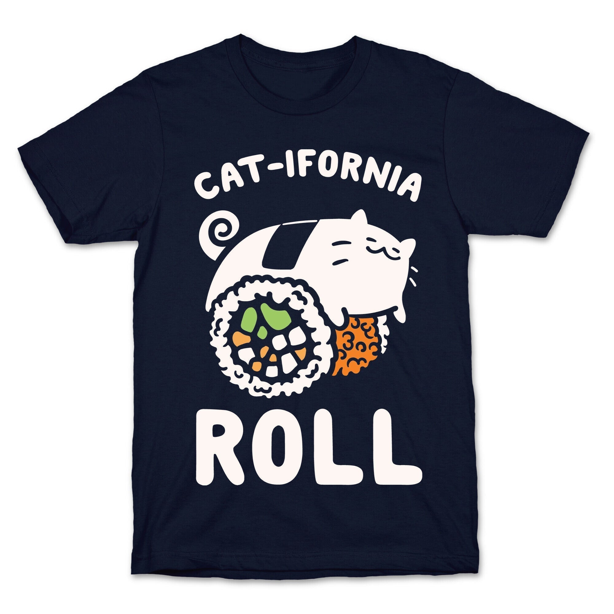 California Cat Roll T-Shirt Hoodie, Sweatshirt | PureTeeCo.com (Image 4)
