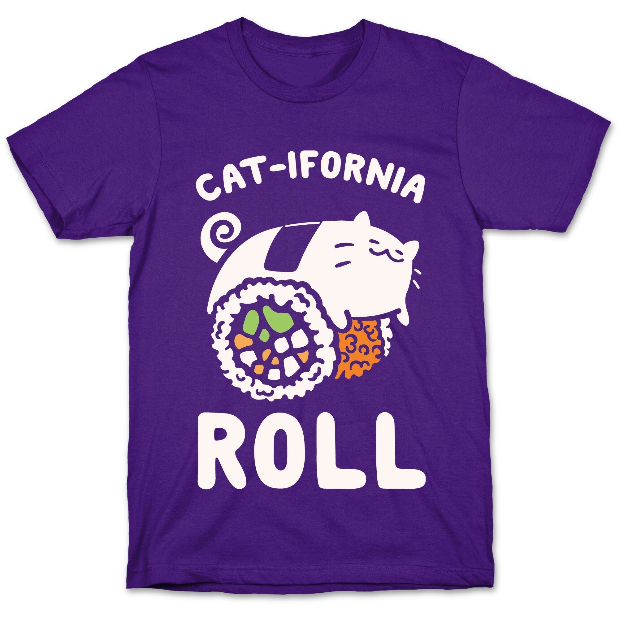 California Cat Roll T-Shirt Hoodie, Sweatshirt | PureTeeCo.com (Image 5)
