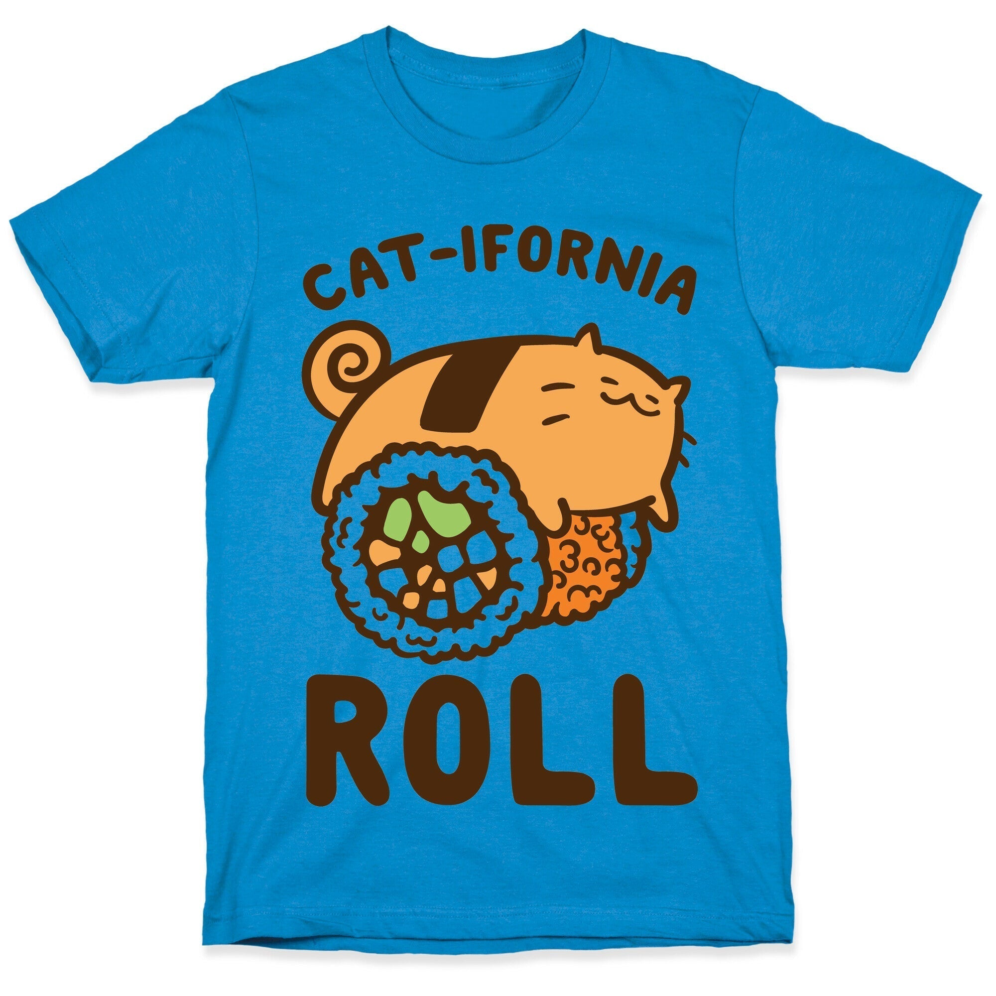 California Cat Roll T-Shirt Style002 Hoodie, Sweatshirt | PureTeeCo.com (Image 1)