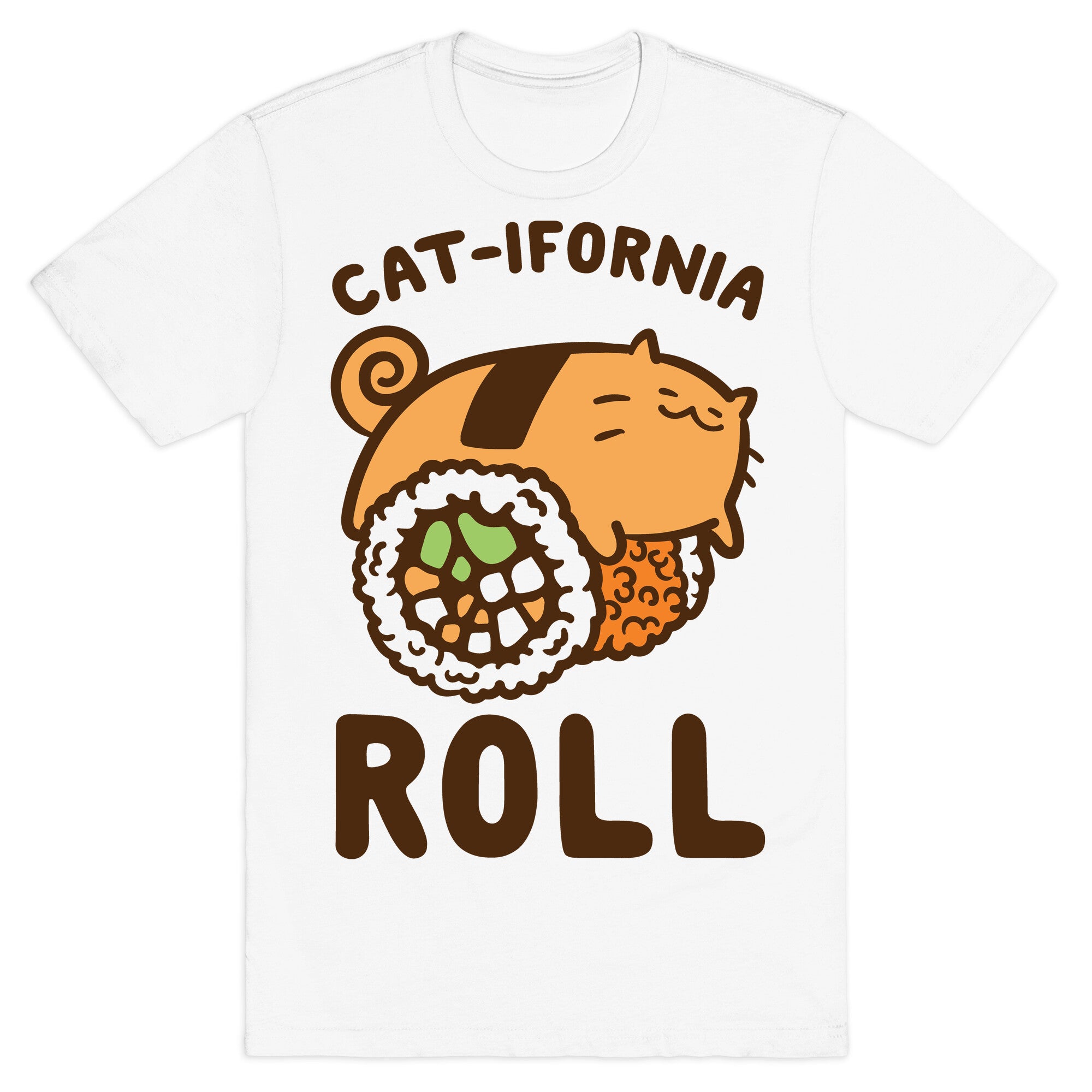 California Cat Roll T-Shirt Style002 Hoodie, Sweatshirt | PureTeeCo.com (Image 2)