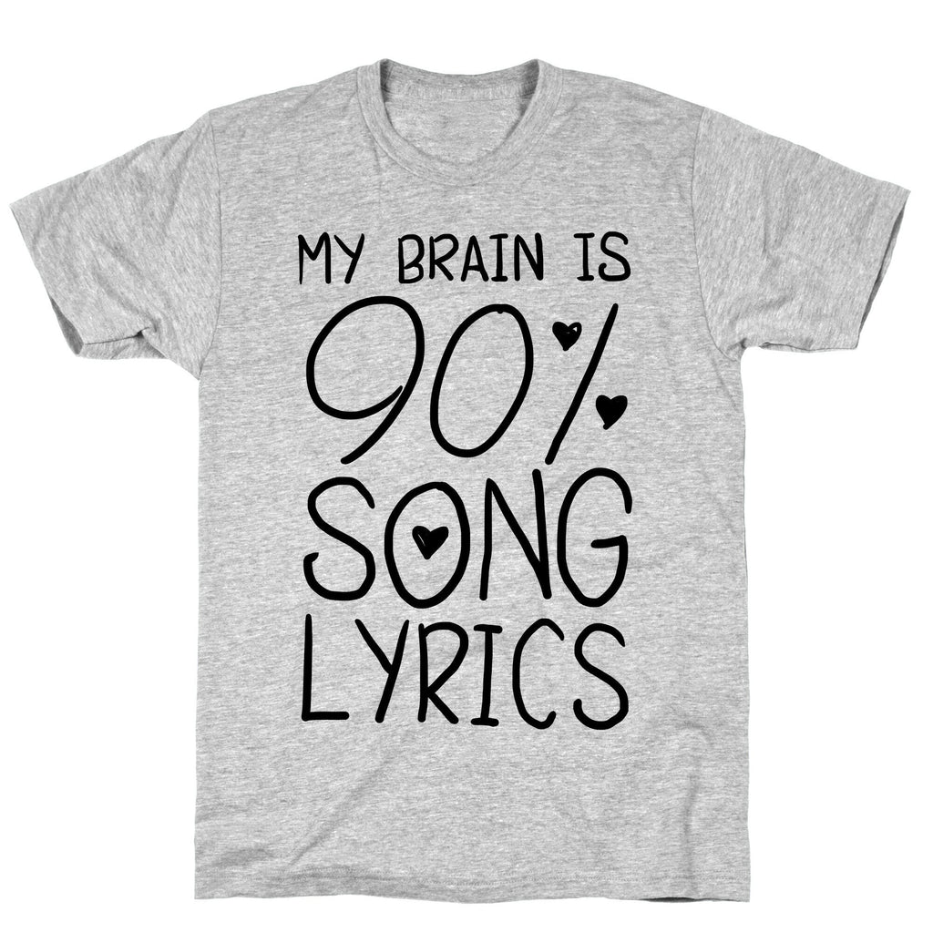 90% Song Lyrics T-Shirt Hoodie, Sweatshirt | PureTeeCo.com (Image 3)