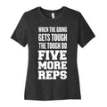 Five More Reps Women's Cotton Tee Hoodie, Sweatshirt | PureTeeCo.com (Image 1)