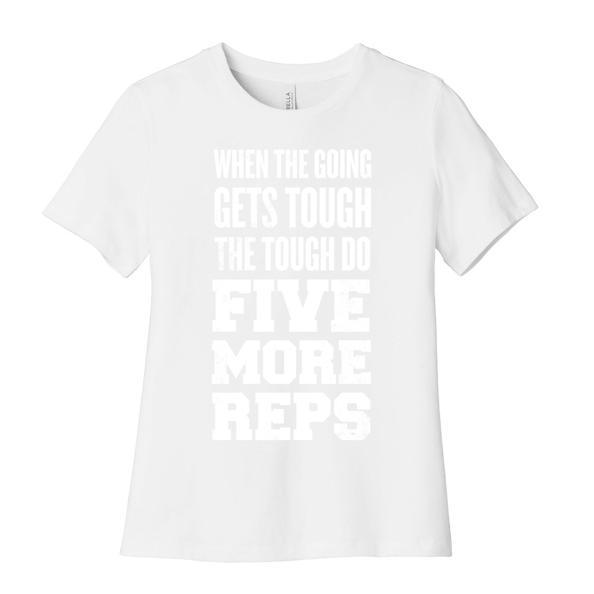 Five More Reps Women's Cotton Tee Hoodie, Sweatshirt | PureTeeCo.com (Image 4)