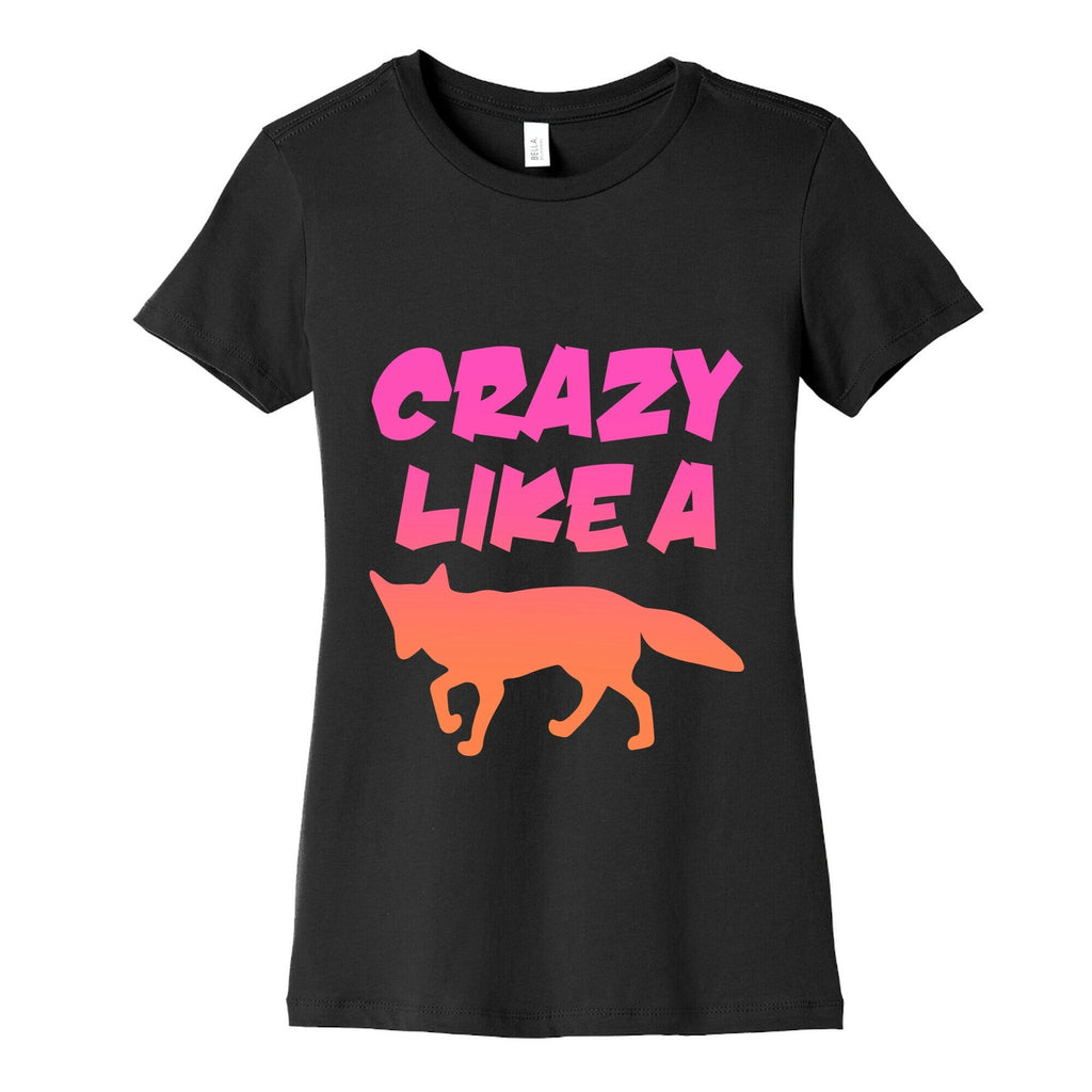 Crazy Like A Fox Women's Cotton Tee Hoodie, Sweatshirt | PureTeeCo.com (Image 5)