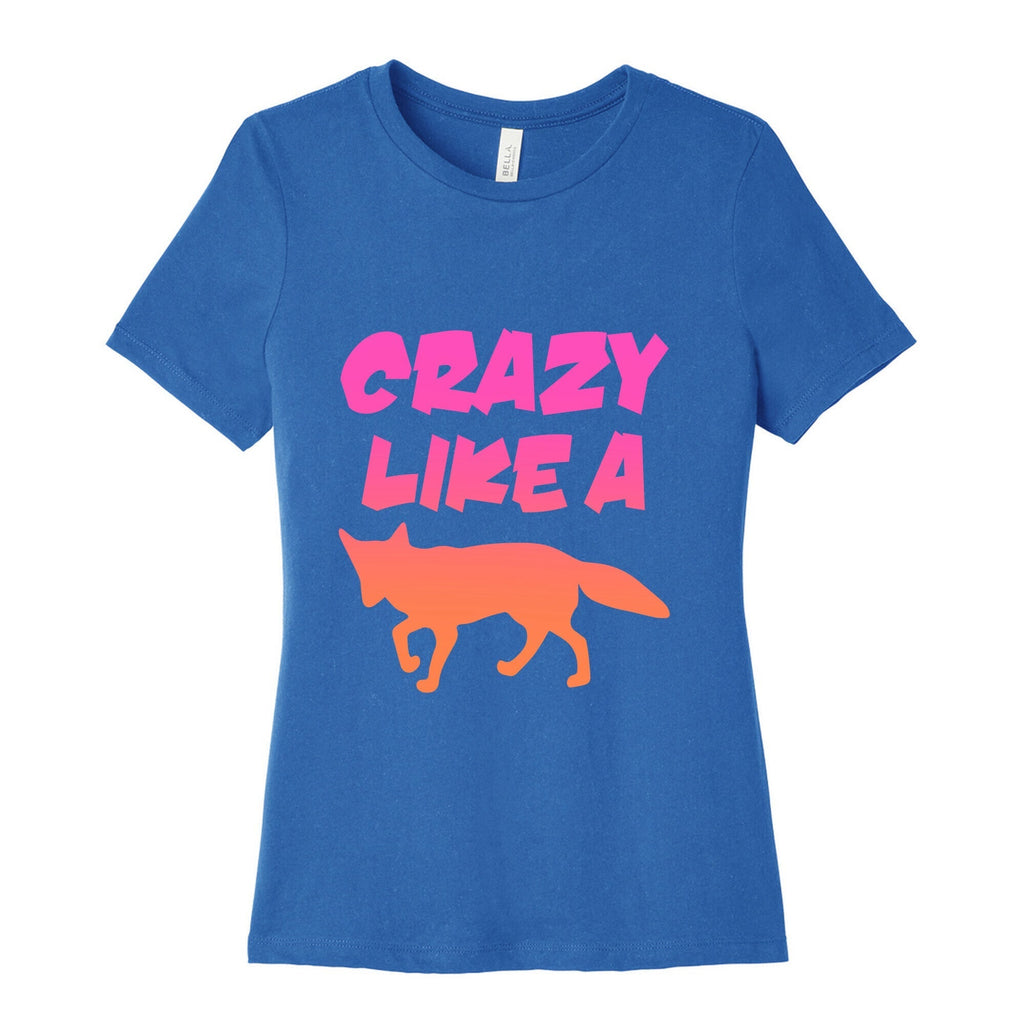 Crazy Like A Fox Women's Cotton Tee Hoodie, Sweatshirt | PureTeeCo.com (Image 3)