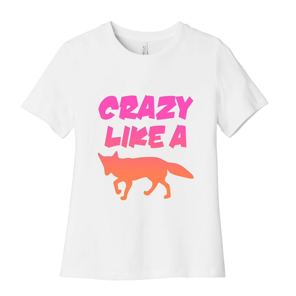 Crazy Like A Fox Women's Cotton Tee Hoodie, Sweatshirt | PureTeeCo.com (Image 4)