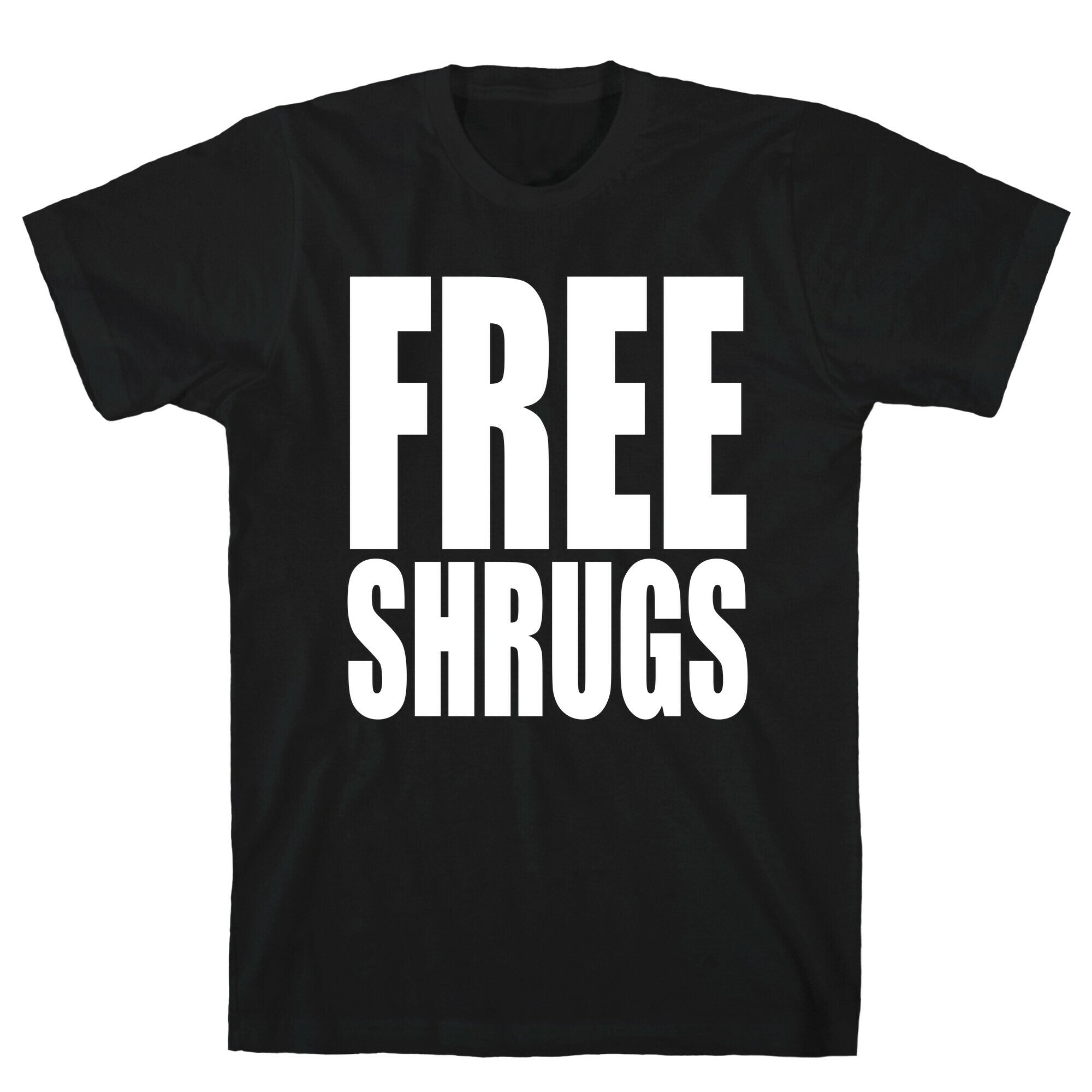 Free Shrugs T-Shirt Style001 Hoodie, Sweatshirt | PureTeeCo.com (Image 1)