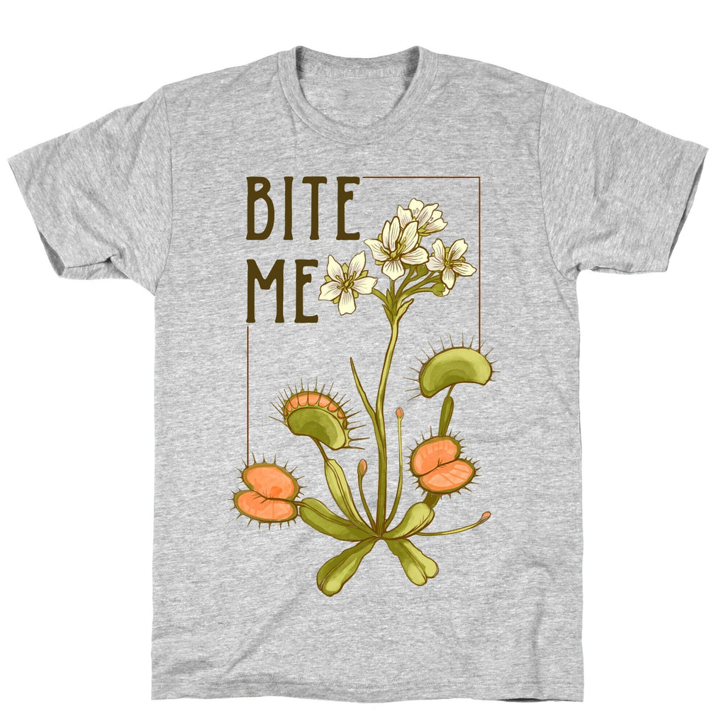 Bite Me Venus Flytrap T-Shirt Hoodie, Sweatshirt | PureTeeCo.com (Image 3)
