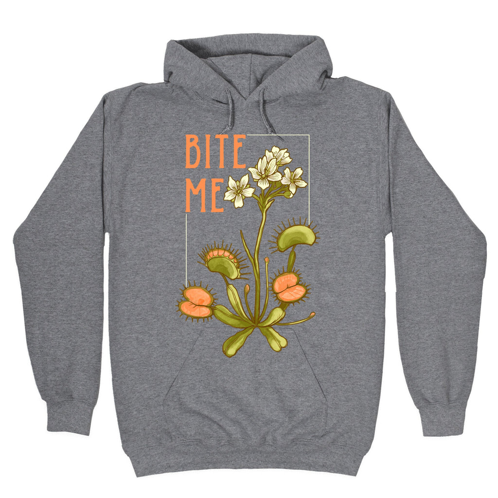 Bite Me Venus Flytrap Hoodie T-Shirts, Sweatshirt | PureTeeCo.com (Image 1)