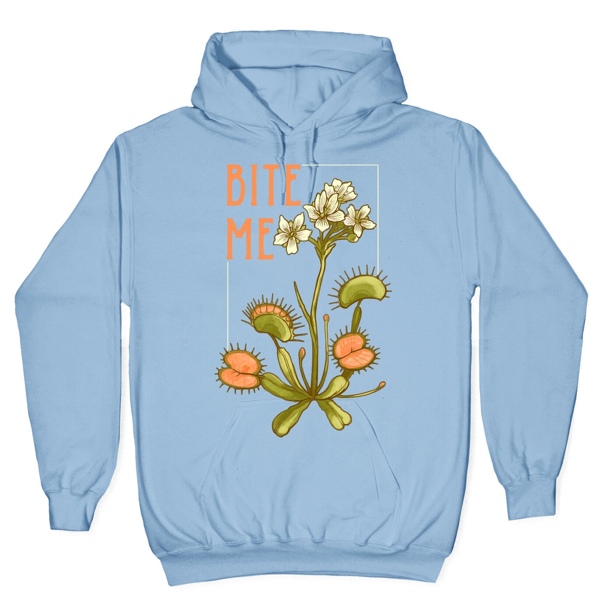 Bite Me Venus Flytrap Hoodie T-Shirts, Sweatshirt | PureTeeCo.com (Image 4)