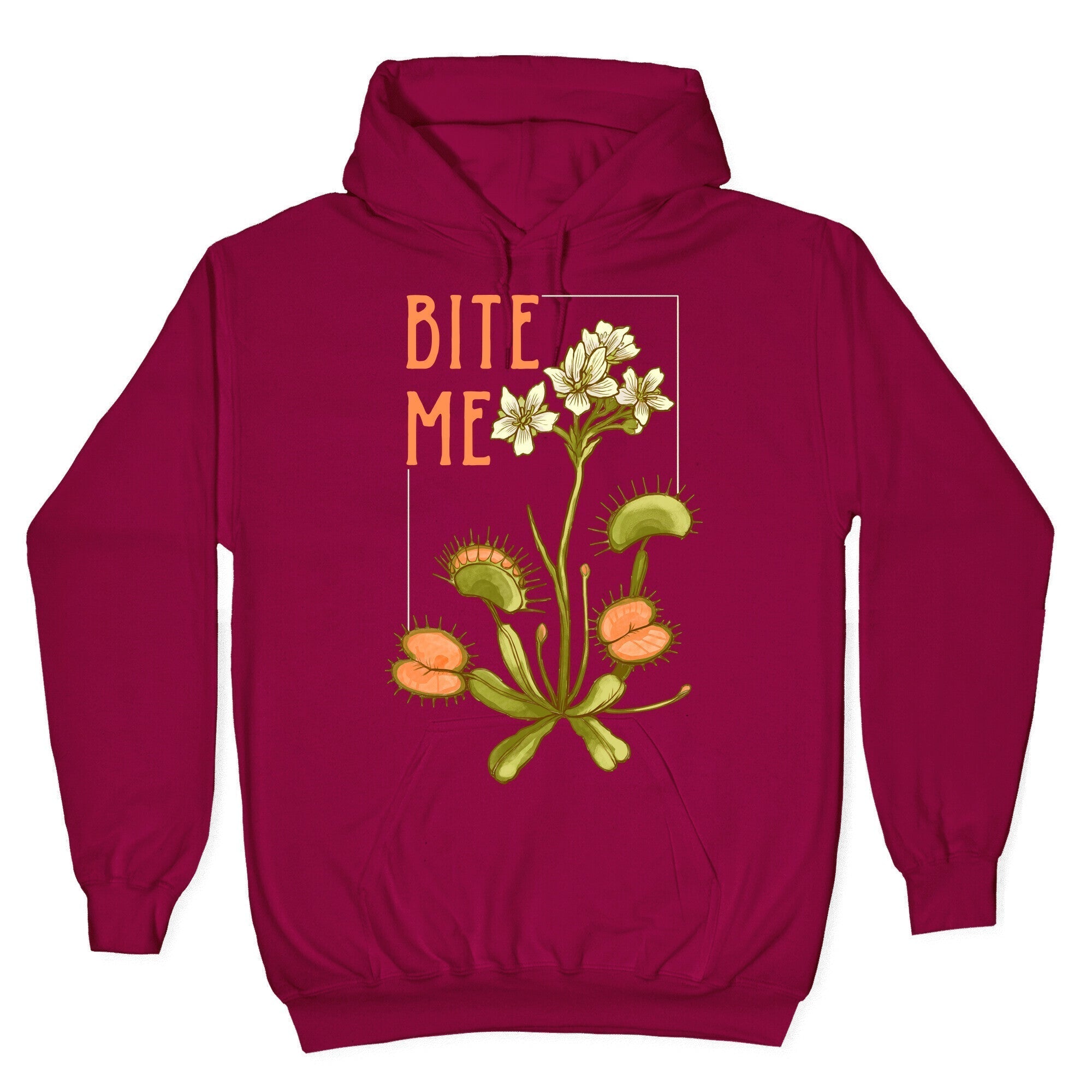 Bite Me Venus Flytrap Hoodie T-Shirts, Sweatshirt | PureTeeCo.com (Image 5)