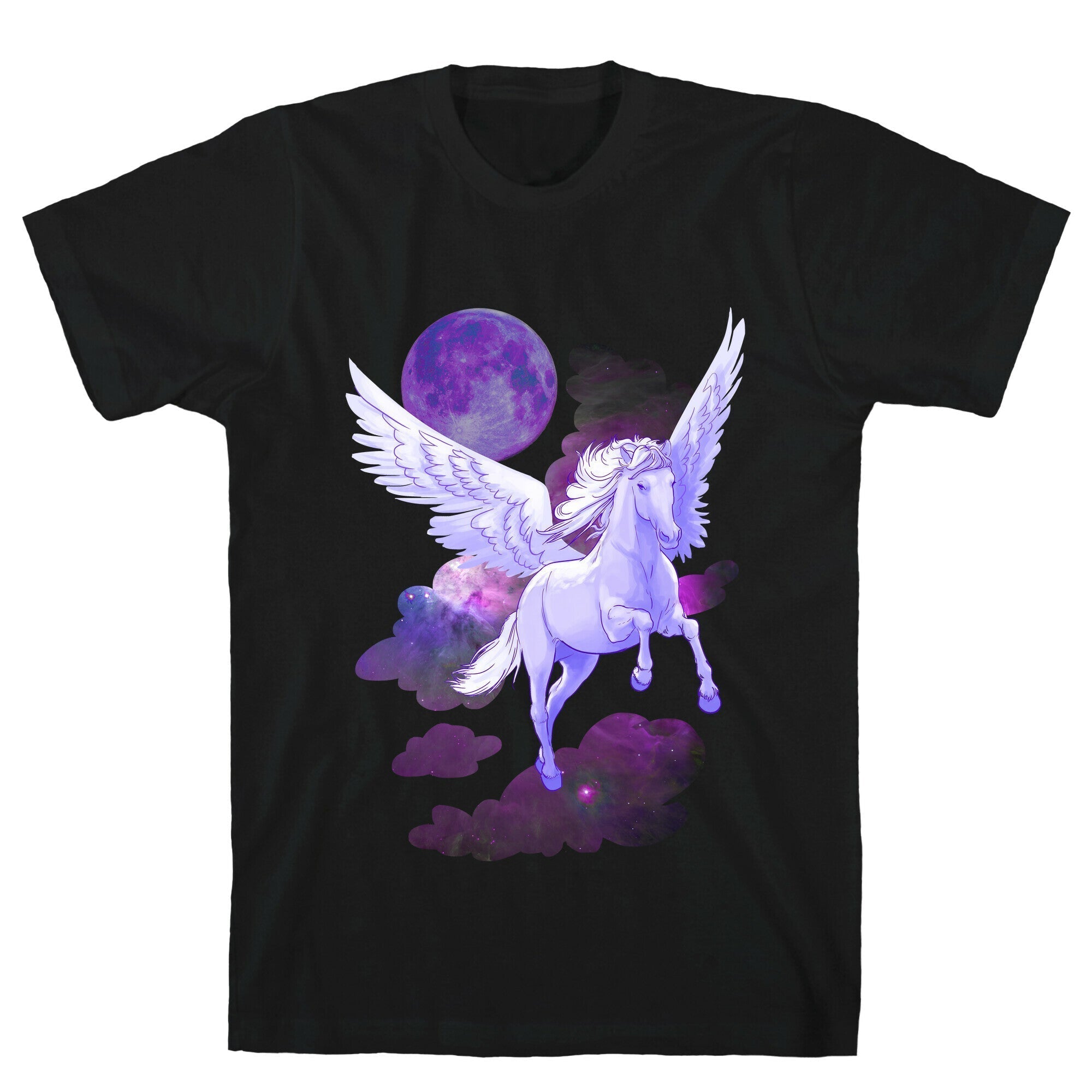 Cosmic Pegasus T-Shirt Hoodie, Sweatshirt | PureTeeCo.com (Image 1)
